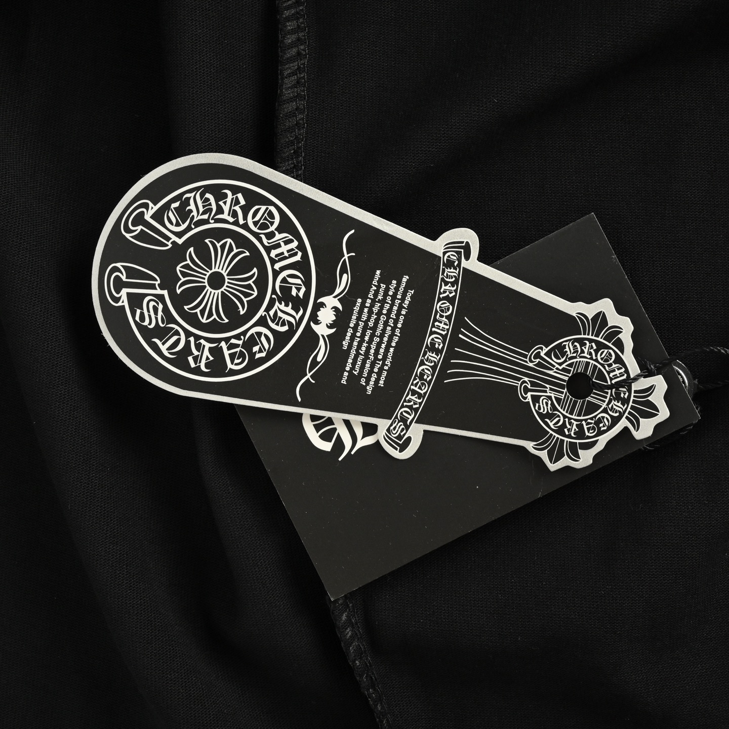 Chrome Hearts/克罗心 限定卷轴圆领印花长袖 黑色/白色-Chinese UA Cheap High Quatity Brand Clothes Bags handbags Sneakers wholesale wholesaler seller from China Factory suppliers Fashion Clothing Shoes best Quality Beautiful Price Chrome Hearts/克罗心 限定卷轴圆领印花长袖 黑色/白色