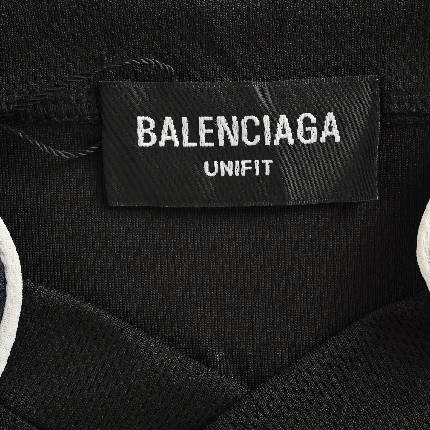Balenciaga/巴黎世家 运动网眼平纹长袖球衣 黑色 白色-Chinese UA Cheap High Quatity Brand Clothes Bags handbags Sneakers wholesale wholesaler seller from China Factory suppliers Fashion Clothing Shoes best Quality Beautiful Price Balenciaga/巴黎世家 运动网眼平纹长袖球衣 黑色 白色