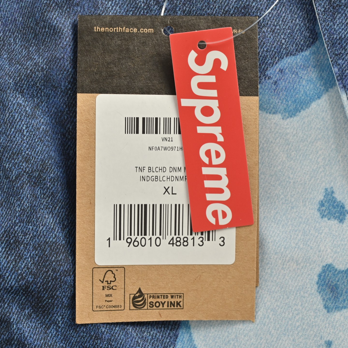 The North Face/北面 25Fw 扎染刺绣户外冲锋衣外套