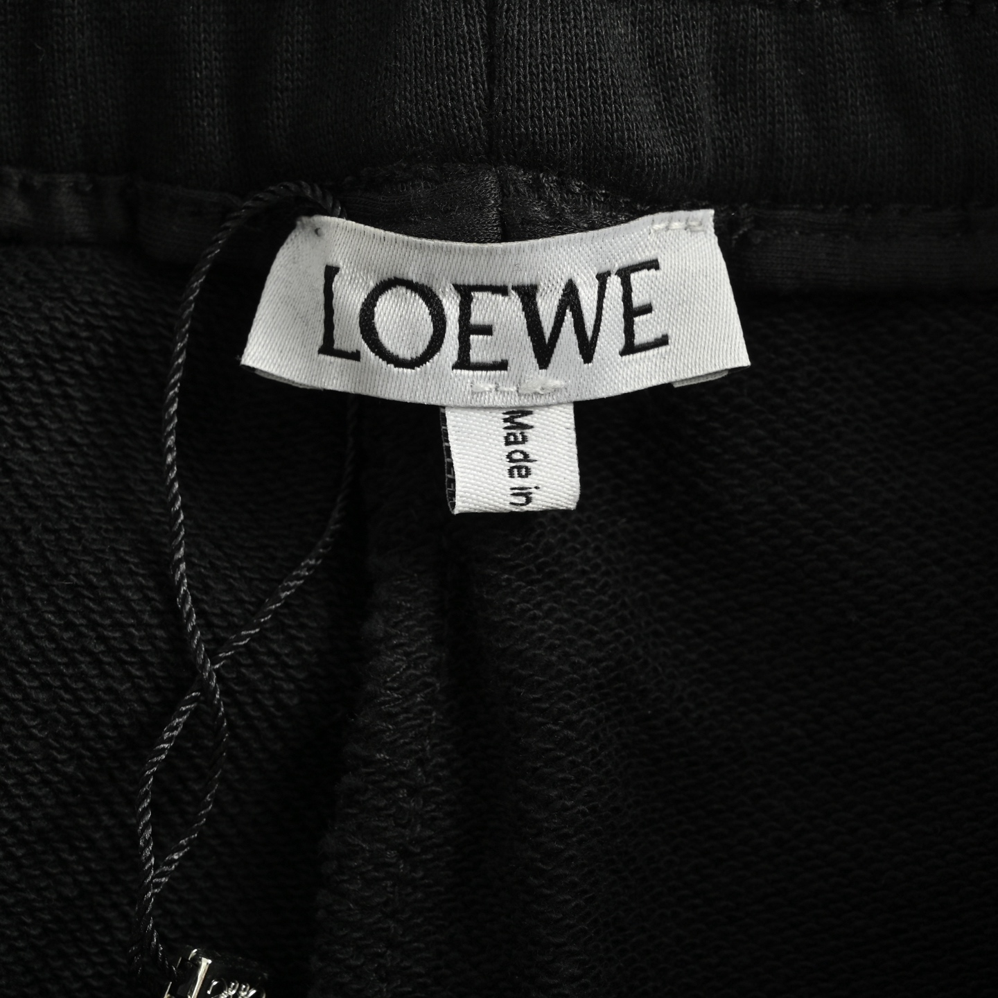 Loewe/罗意威 经典徽标刺绣长裤 短裤 黑色