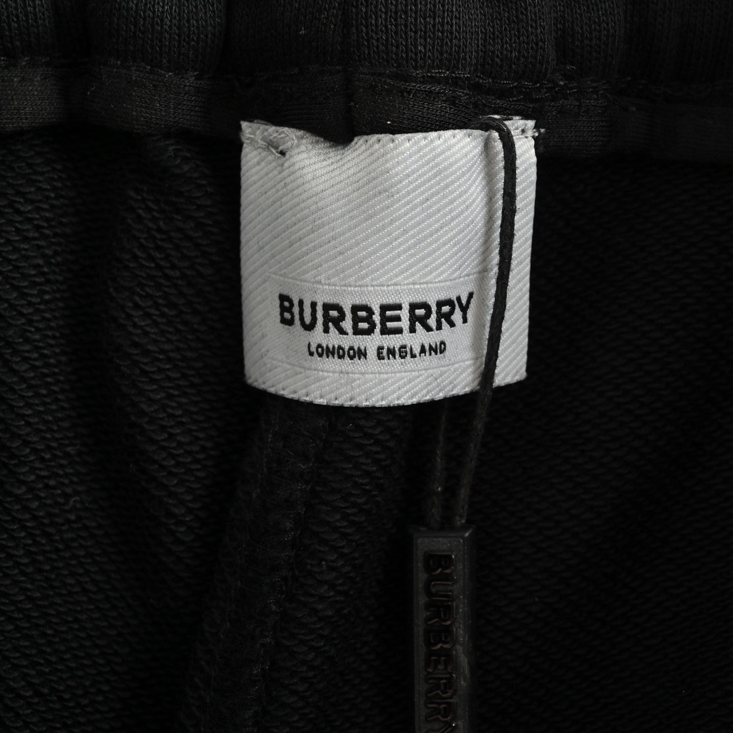 Burberry/巴宝莉 经典侧边格纹织带长裤黑色
