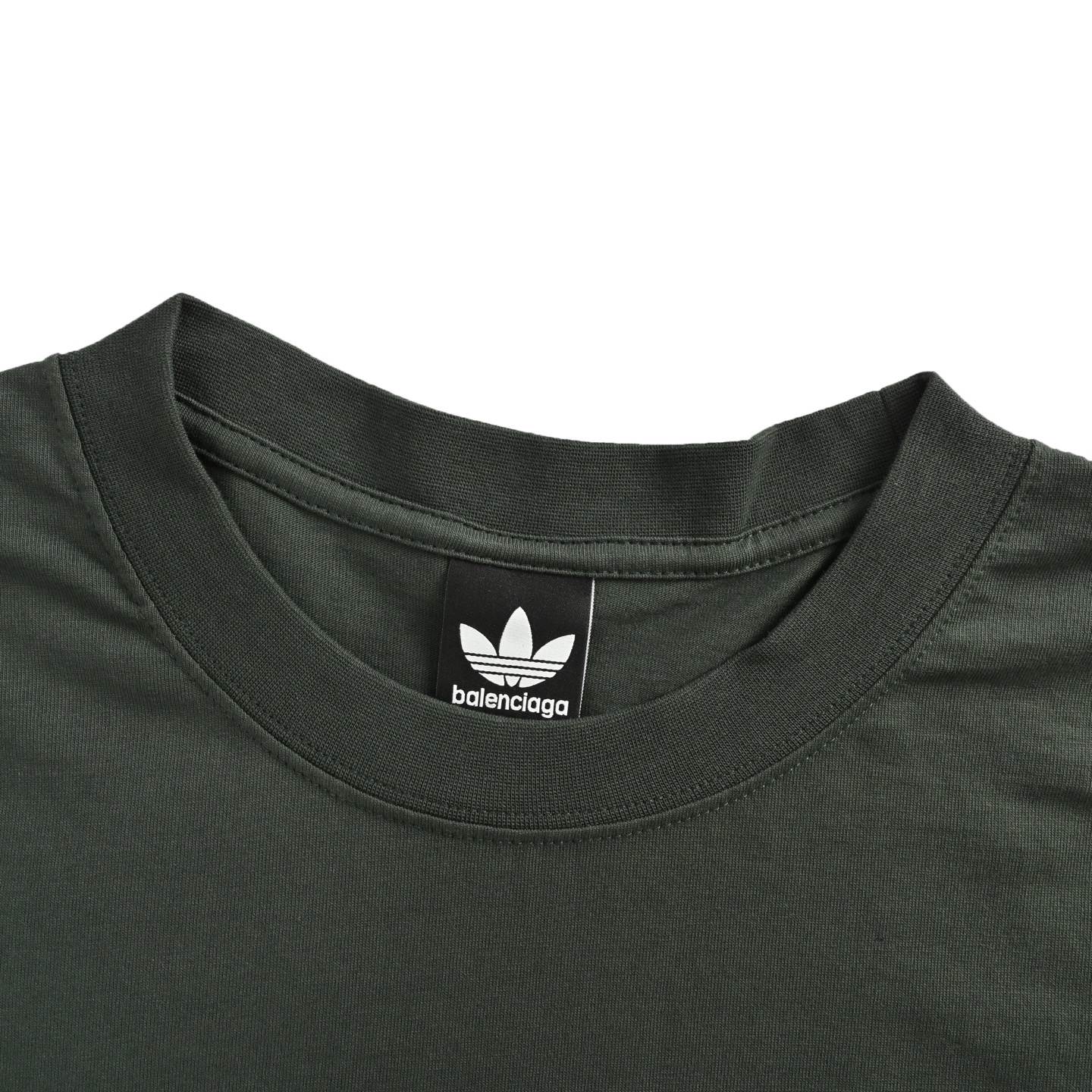 Balenciaga & Adidas 三叶草刺绣短袖 刺绣