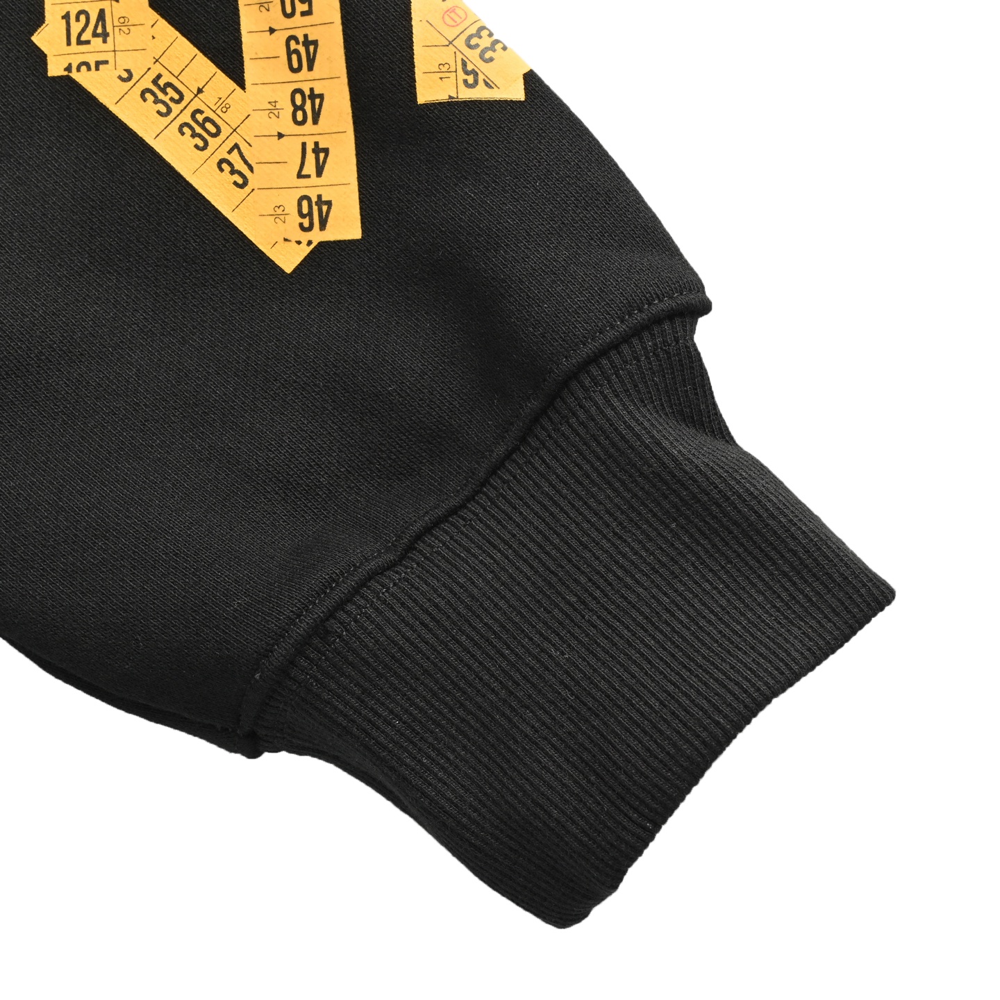 OFF WHITE CO VIRGIL 25ss 皮尺数字箭头印花连帽卫衣