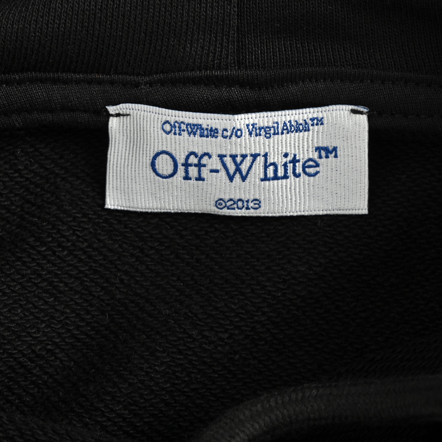 OFF WHITE CO VIRGIL 25ss 皮尺数字箭头印花连帽卫衣