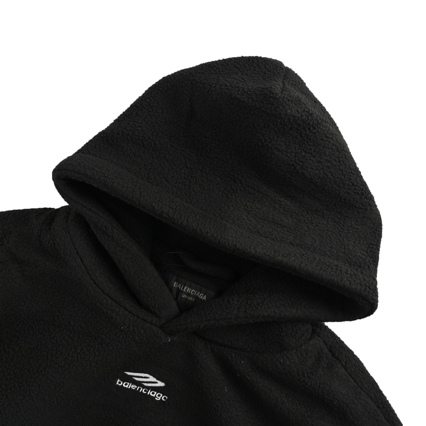 Balenciaga/巴黎世家 24Fw 泰迪绒滑雪刺绣连帽卫衣