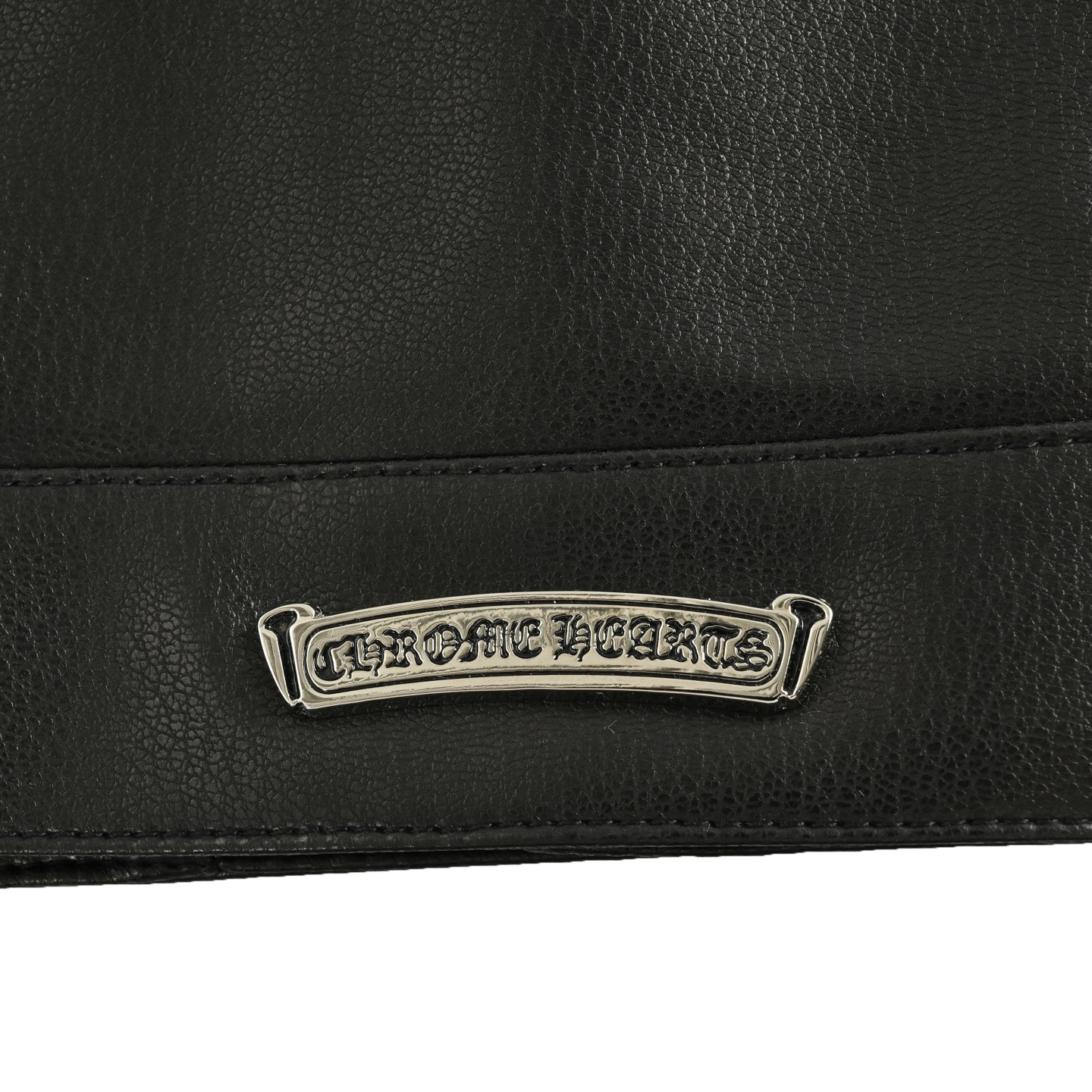 Chrome Hearts/克罗心CH 手臂大刺绣皮衣外套