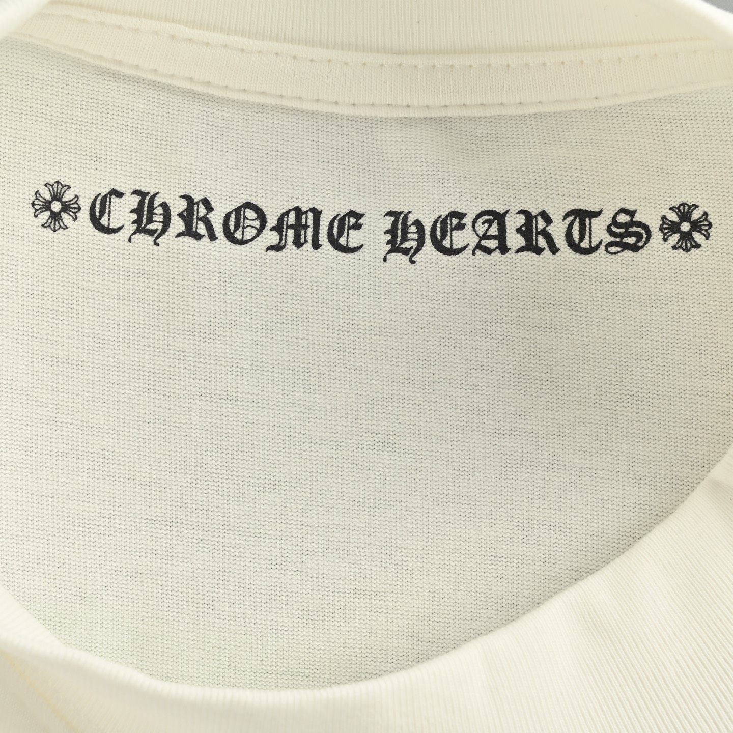 Chrome hearts/克罗心 涂鸦字母糖果撞色印花长袖 黑色/白色