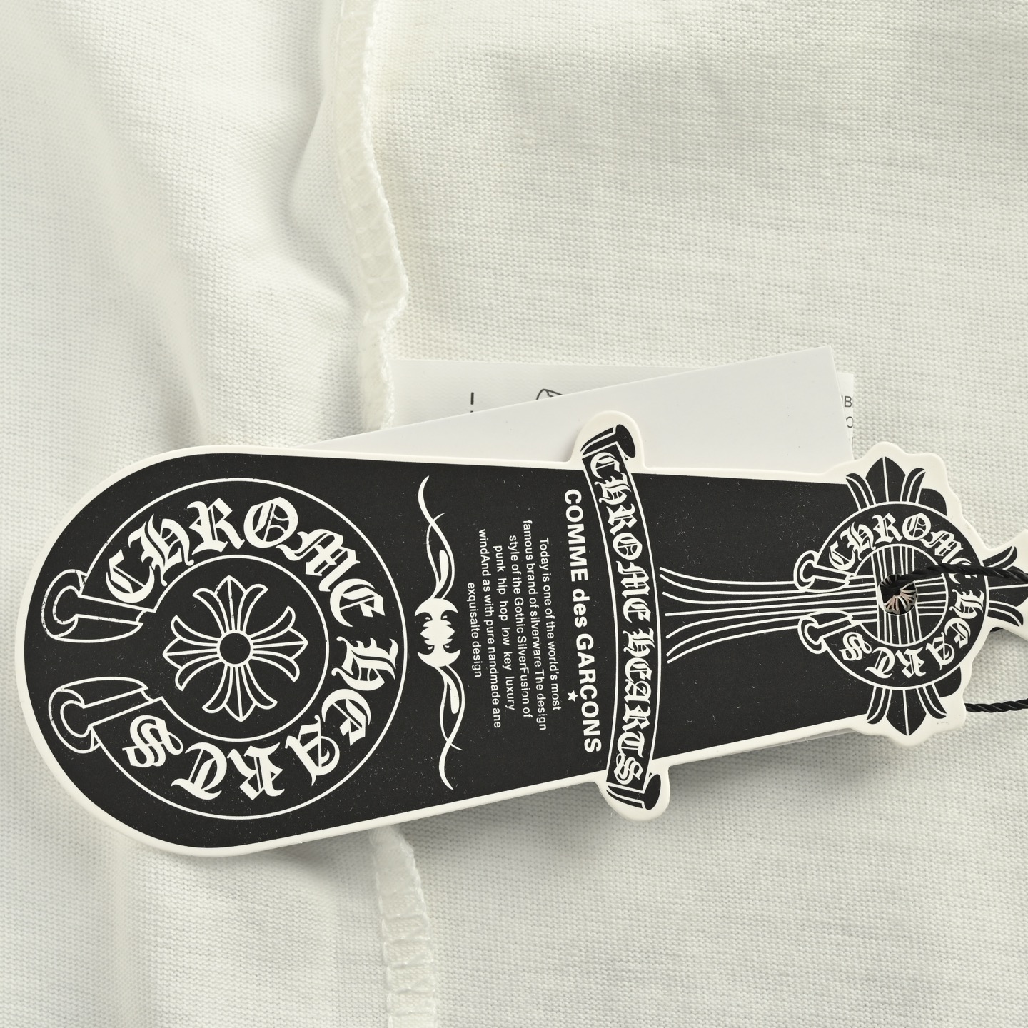 Chrome hearts/克罗心 涂鸦字母糖果撞色印花长袖 黑色/白色