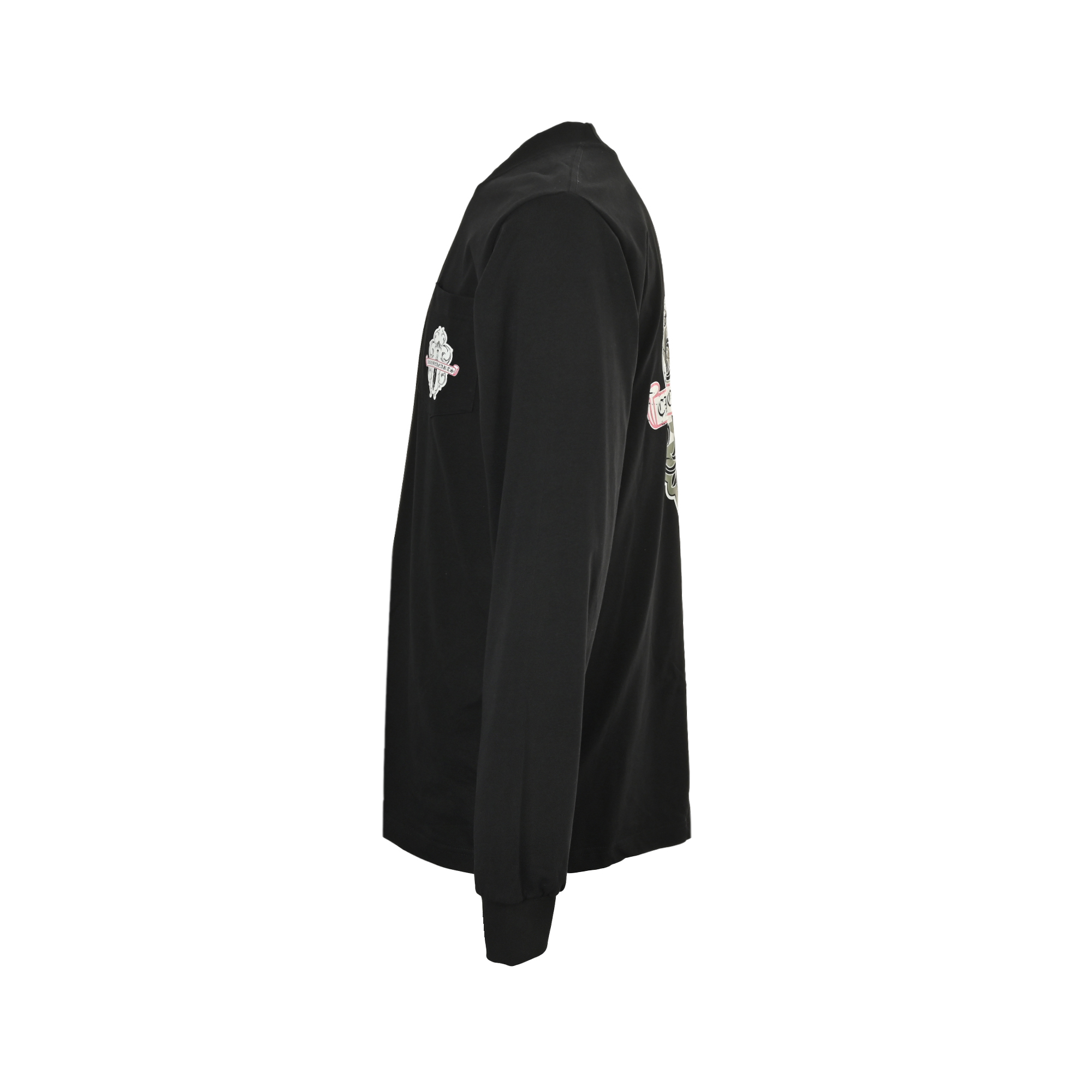 Chrome hearts/克罗心 绿色大宝剑印花长袖 黑色/白色