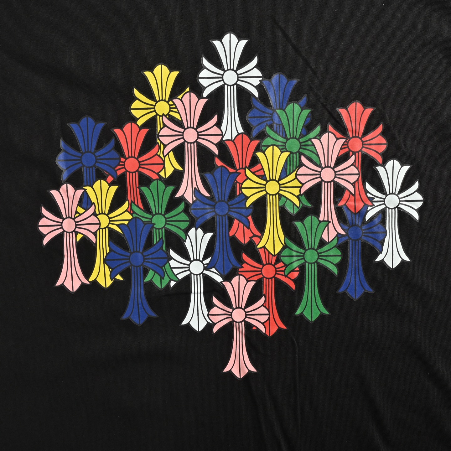 Chrome Hearts/克罗心 25Fw 彩色十字架印花长袖