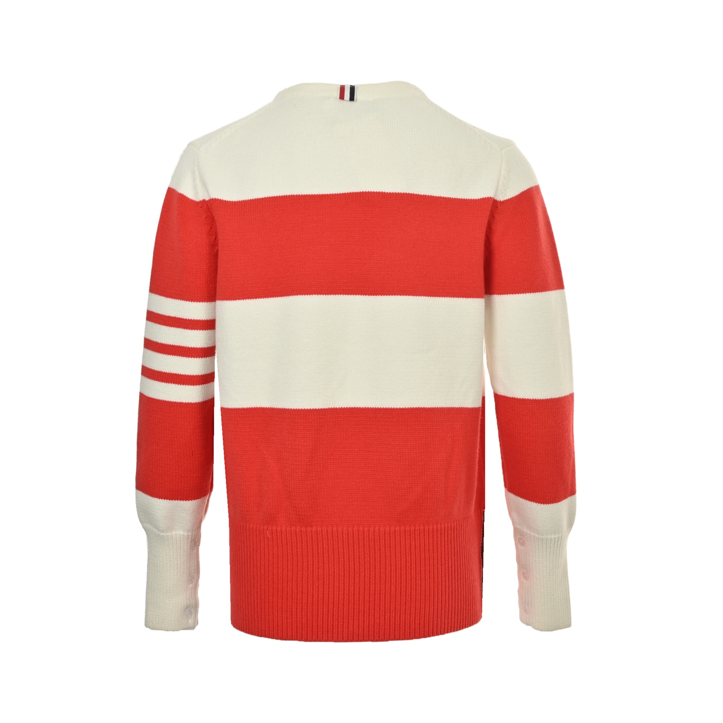 Thom Browne/汤姆布朗 25Fw 红色条纹圆领毛衣红色-Chinese UA Cheap High Quatity Brand Clothes Bags handbags Sneakers wholesale wholesaler seller from China Factory suppliers Fashion Clothing Shoes best Quality Beautiful Price Thom Browne/汤姆布朗 25Fw 红色条纹圆领毛衣红色