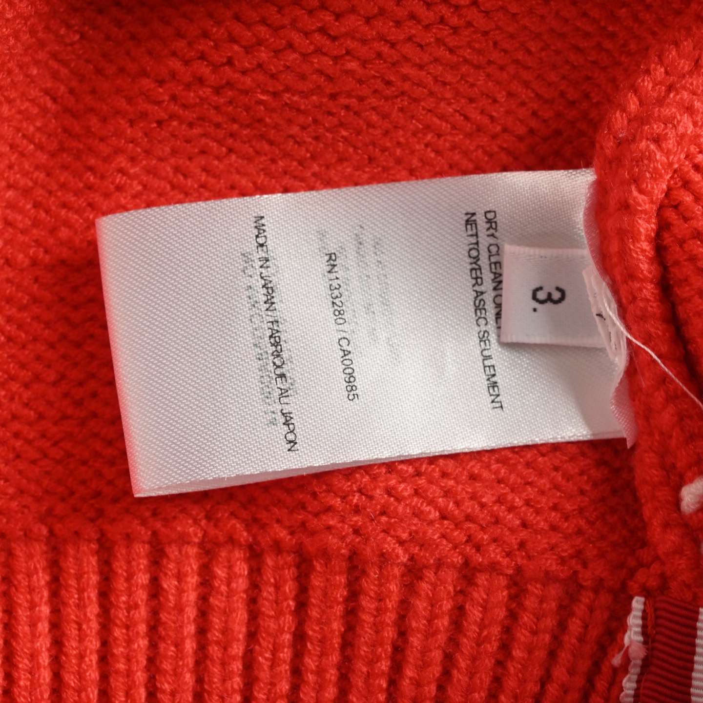 Thom Browne/汤姆布朗 25Fw 红色条纹圆领毛衣红色-Chinese UA Cheap High Quatity Brand Clothes Bags handbags Sneakers wholesale wholesaler seller from China Factory suppliers Fashion Clothing Shoes best Quality Beautiful Price Thom Browne/汤姆布朗 25Fw 红色条纹圆领毛衣红色