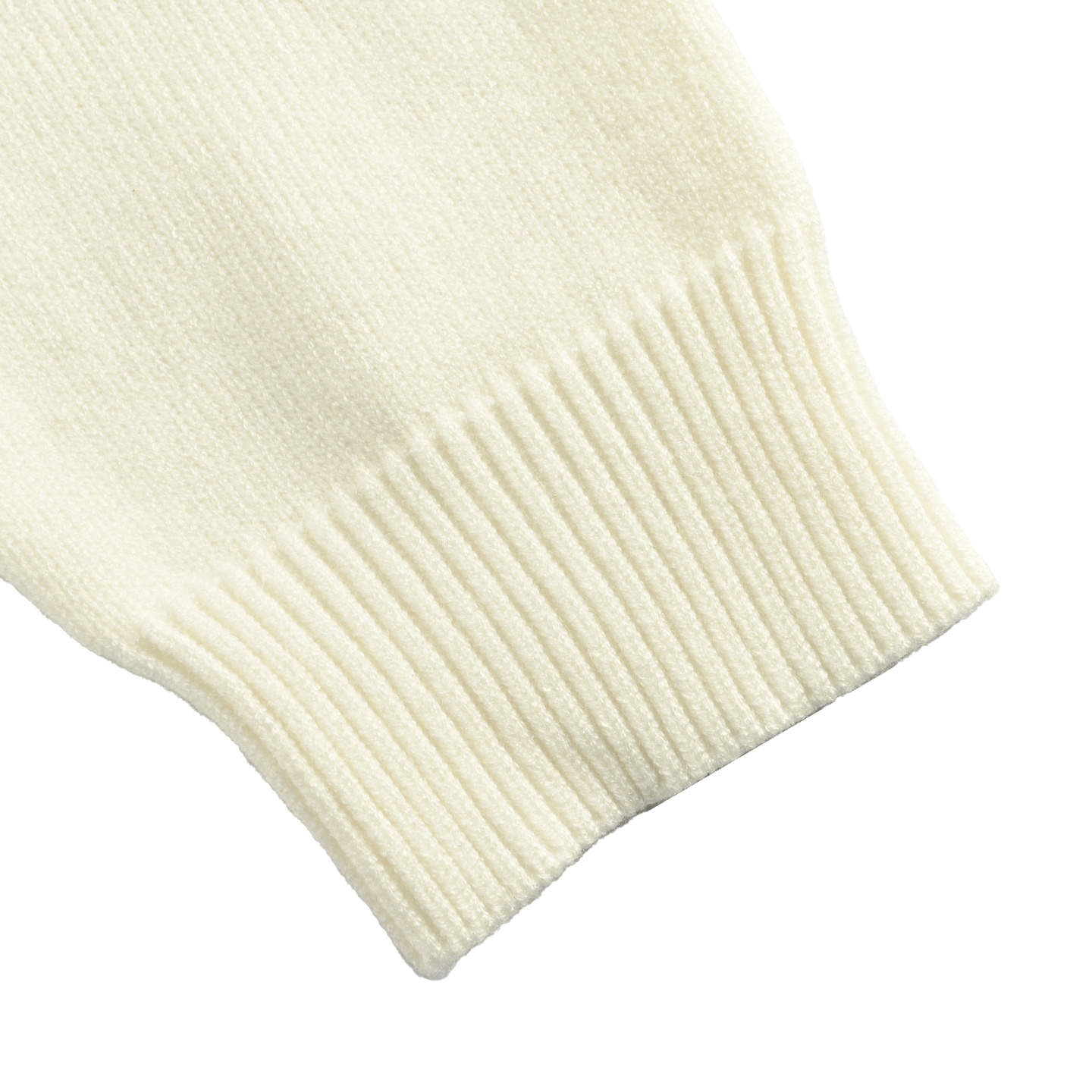 Burberry/巴宝莉 25Fw 前后战马提花开衫毛衣白色