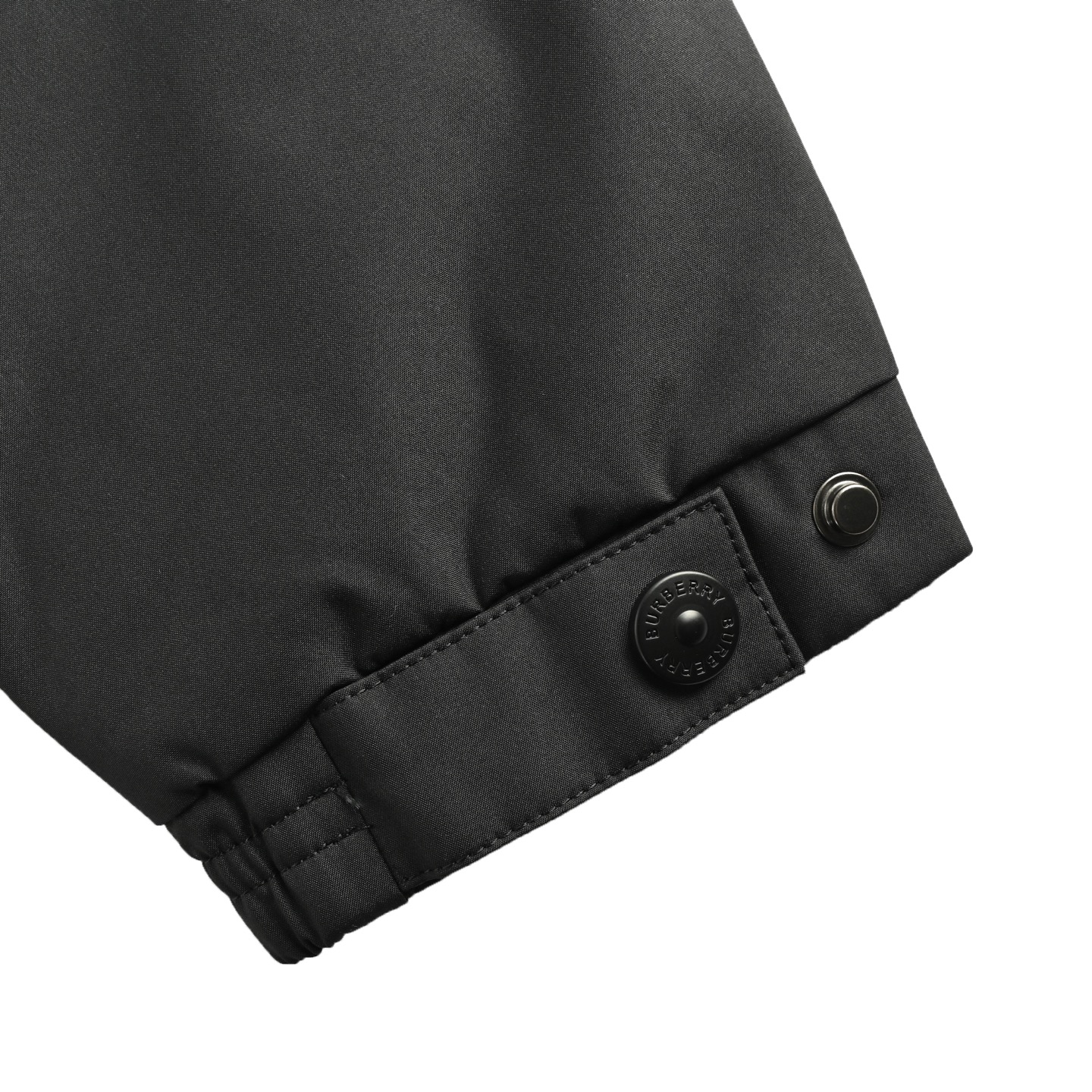 Burberry/巴宝莉 内衬格纹连帽外套黑色