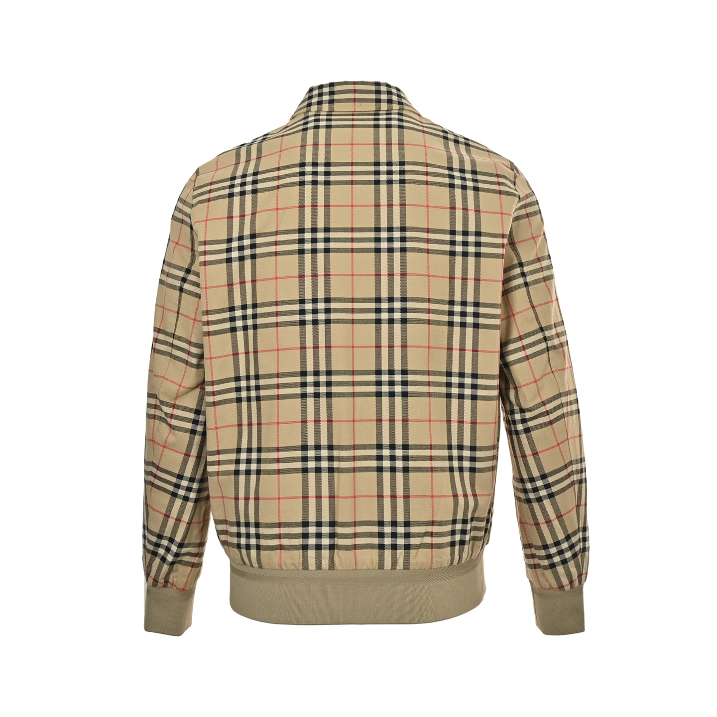 Burberry/巴宝莉 格纹拉链翻领外套