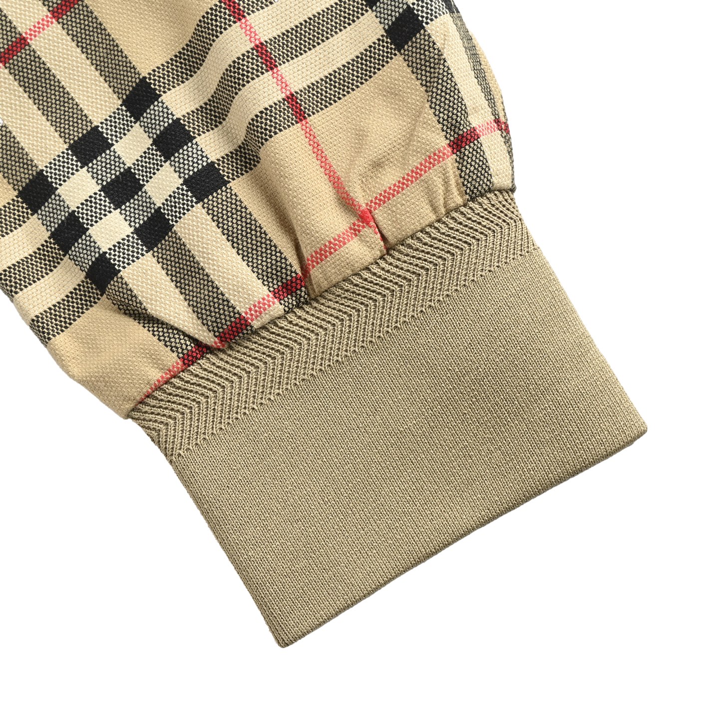 Burberry/巴宝莉 格纹拉链翻领外套