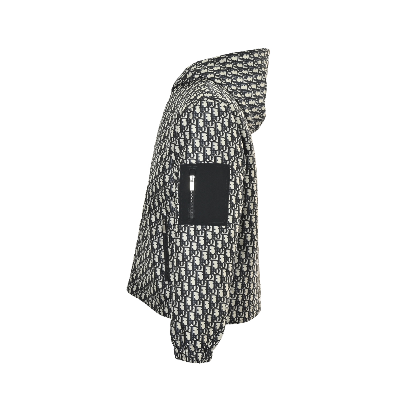 Dior/迪奥 25Fw 满印老花手臂拉链口袋连帽外套