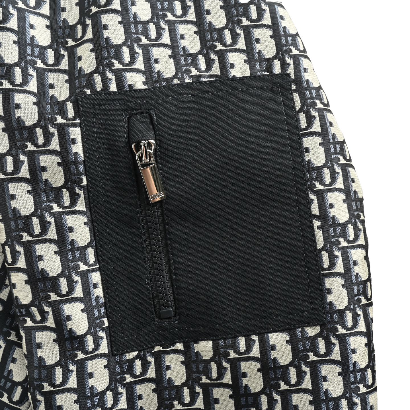 Dior/迪奥 25Fw 满印老花手臂拉链口袋连帽外套