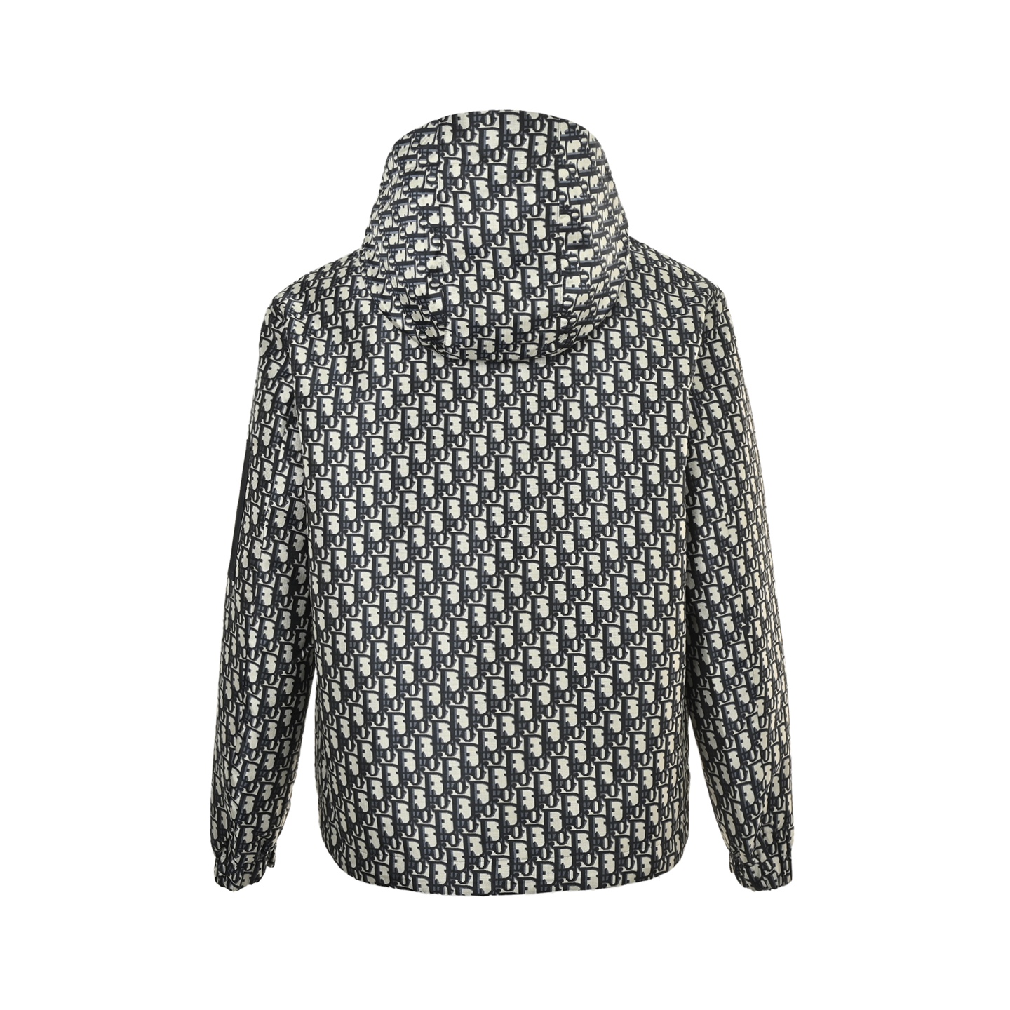 Dior/迪奥 25Fw 满印老花手臂拉链口袋连帽外套