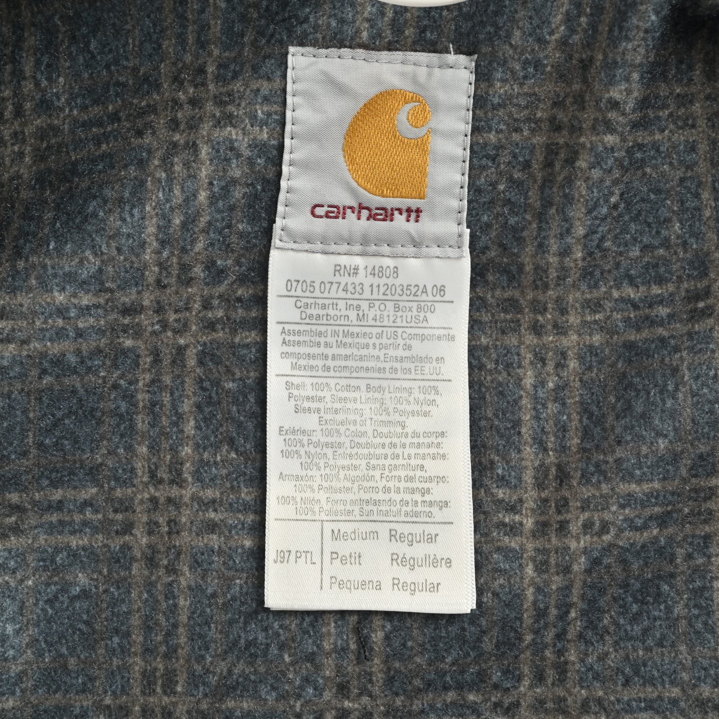 CARHARTT/卡哈特 24Fw J97底特律夹克外套