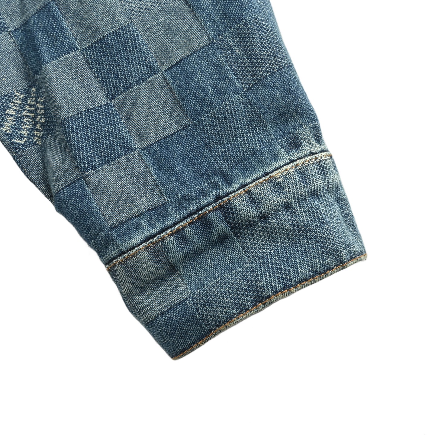 Louis Vuitton/路易威登 马赛克棋盘格套装牛仔外套-Chinese UA Cheap High Quatity Brand Clothes Bags handbags Sneakers wholesale wholesaler seller from China Factory suppliers Fashion Clothing Shoes best Quality Beautiful Price Louis Vuitton/路易威登 马赛克棋盘格套装牛仔外套