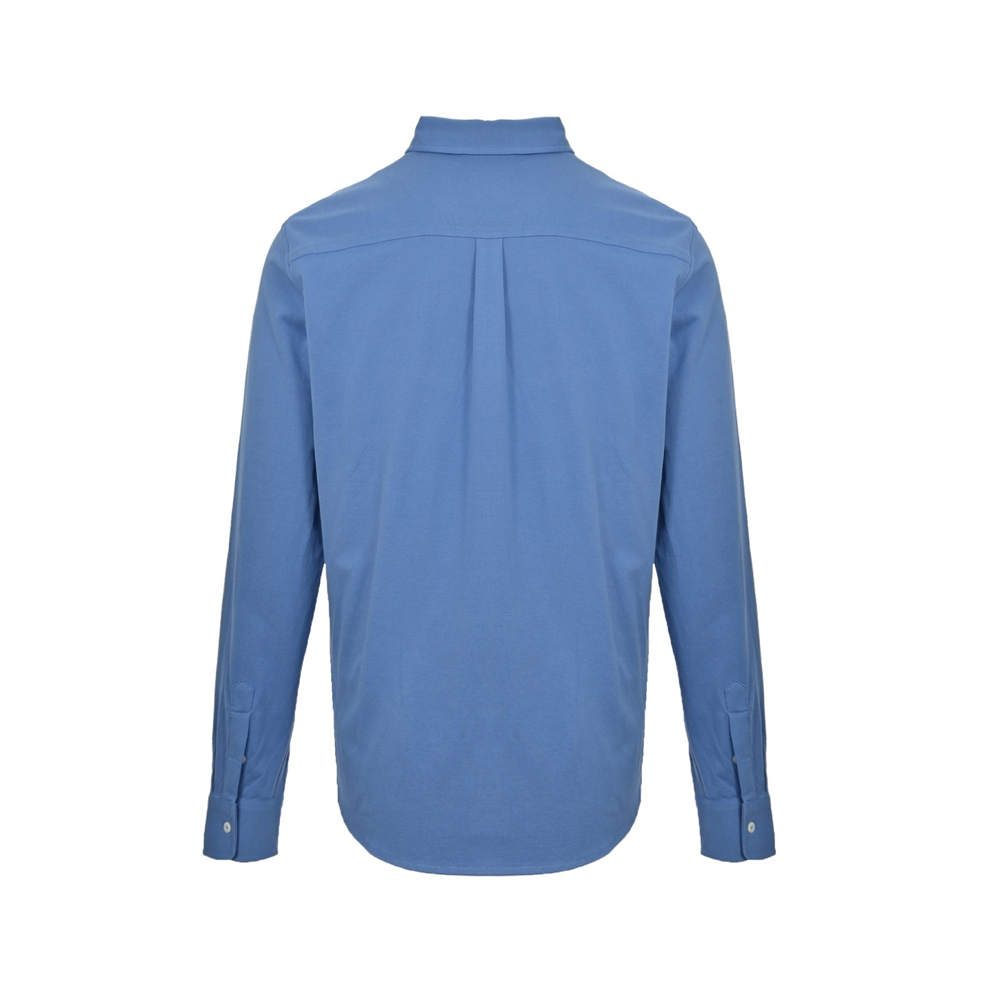 MiuMiu/缪缪 蓝色小标棉质珠地长袖衬衫-Chinese UA Cheap High Quatity Brand Clothes Bags handbags Sneakers wholesale wholesaler seller from China Factory suppliers Fashion Clothing Shoes best Quality Beautiful Price MiuMiu/缪缪 蓝色小标棉质珠地长袖衬衫