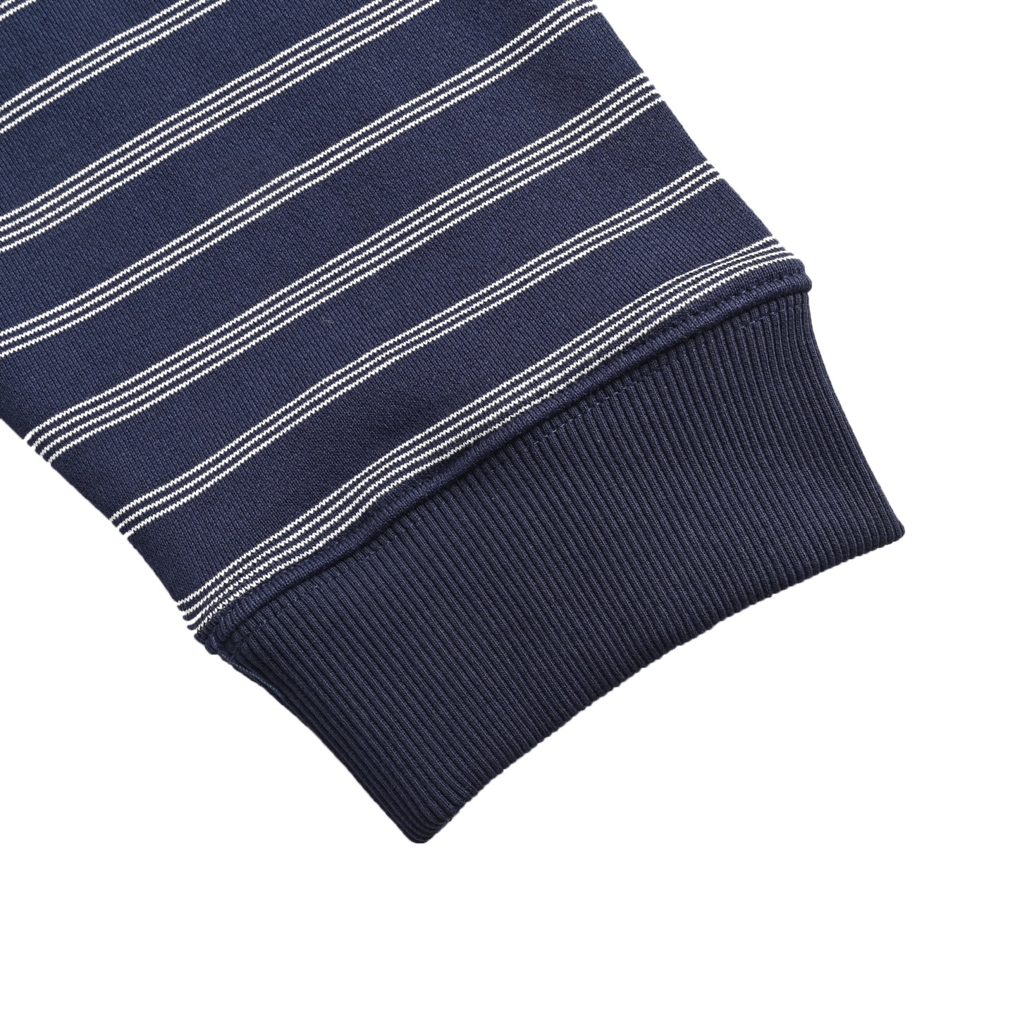 Miu Miu/缪缪 25Fw 小标条纹半拉链Polo卫衣-Chinese UA Cheap High Quatity Brand Clothes Bags handbags Sneakers wholesale wholesaler seller from China Factory suppliers Fashion Clothing Shoes best Quality Beautiful Price Miu Miu/缪缪 25Fw 小标条纹半拉链Polo卫衣