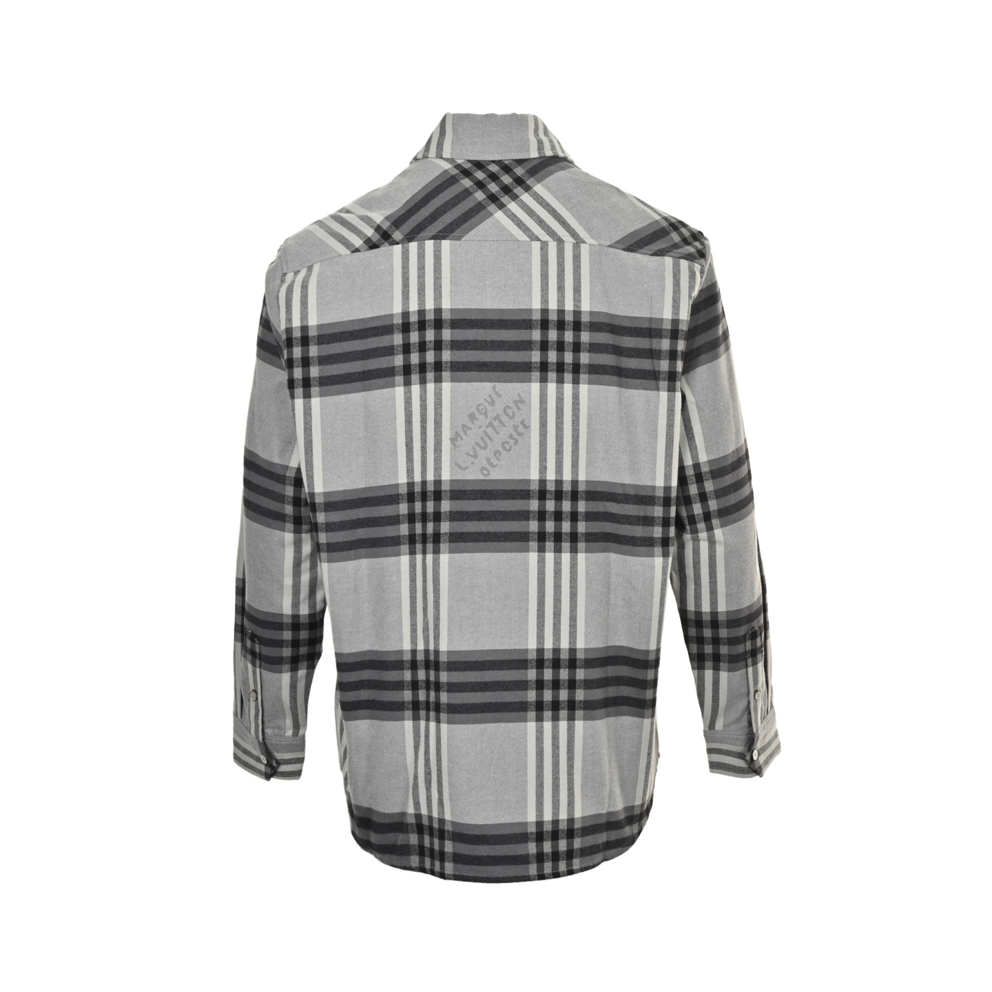 Louis Vuitton/路易威登 25Fw 格纹字母法兰绒衬衫外套