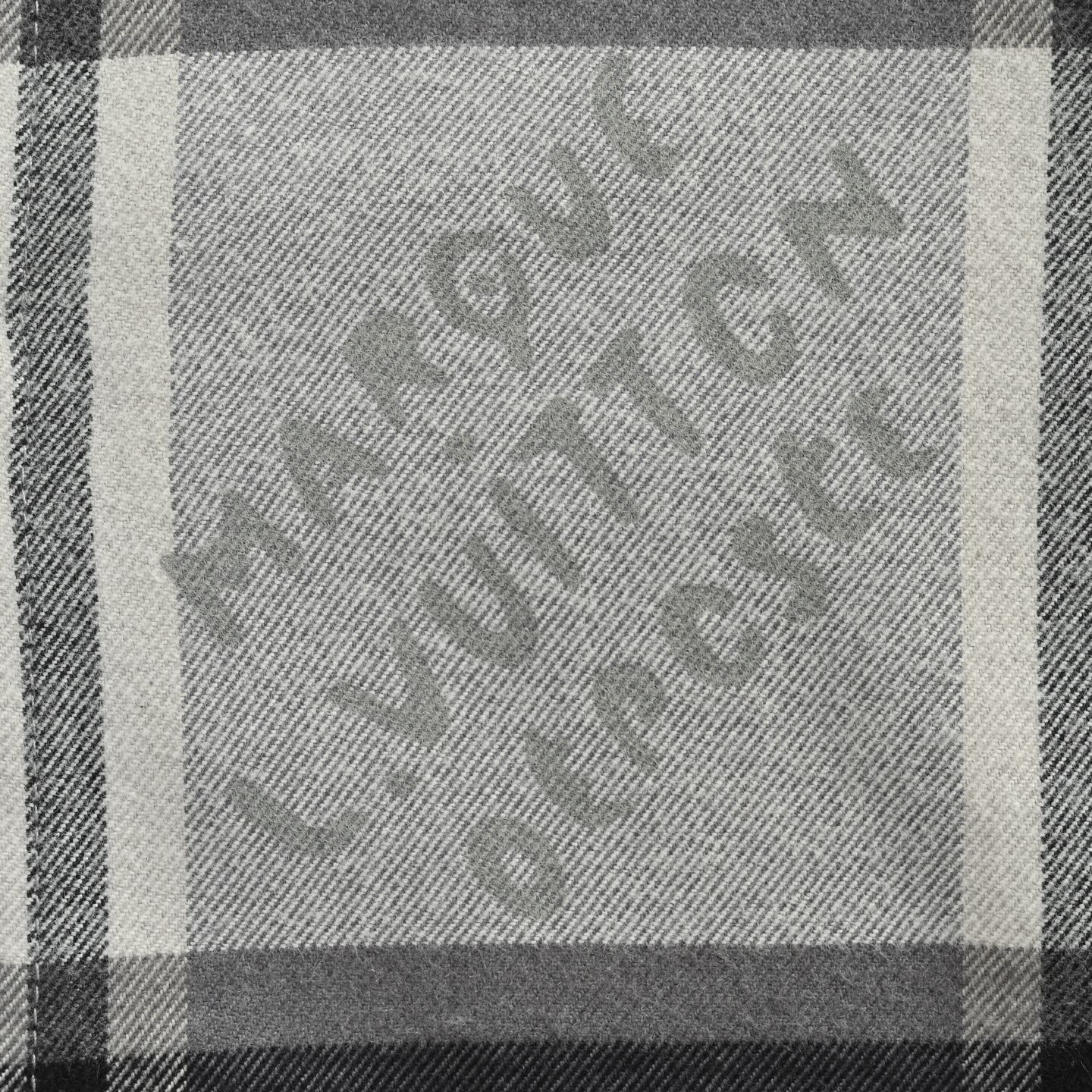 Louis Vuitton/路易威登 25Fw 格纹字母法兰绒衬衫外套