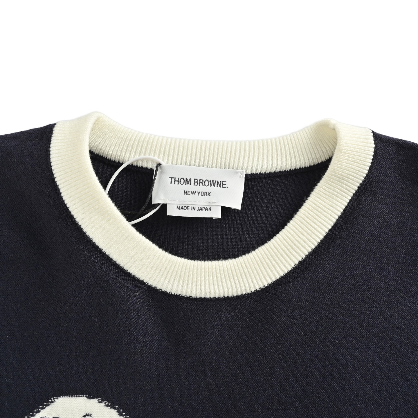 Thom Browne/汤姆布朗 小狗提花圆领毛衣 蓝色 灰色 白色-Chinese UA Cheap High Quatity Brand Clothes Bags handbags Sneakers wholesale wholesaler seller from China Factory suppliers Fashion Clothing Shoes best Quality Beautiful Price Thom Browne/汤姆布朗 小狗提花圆领毛衣 蓝色 灰色 白色