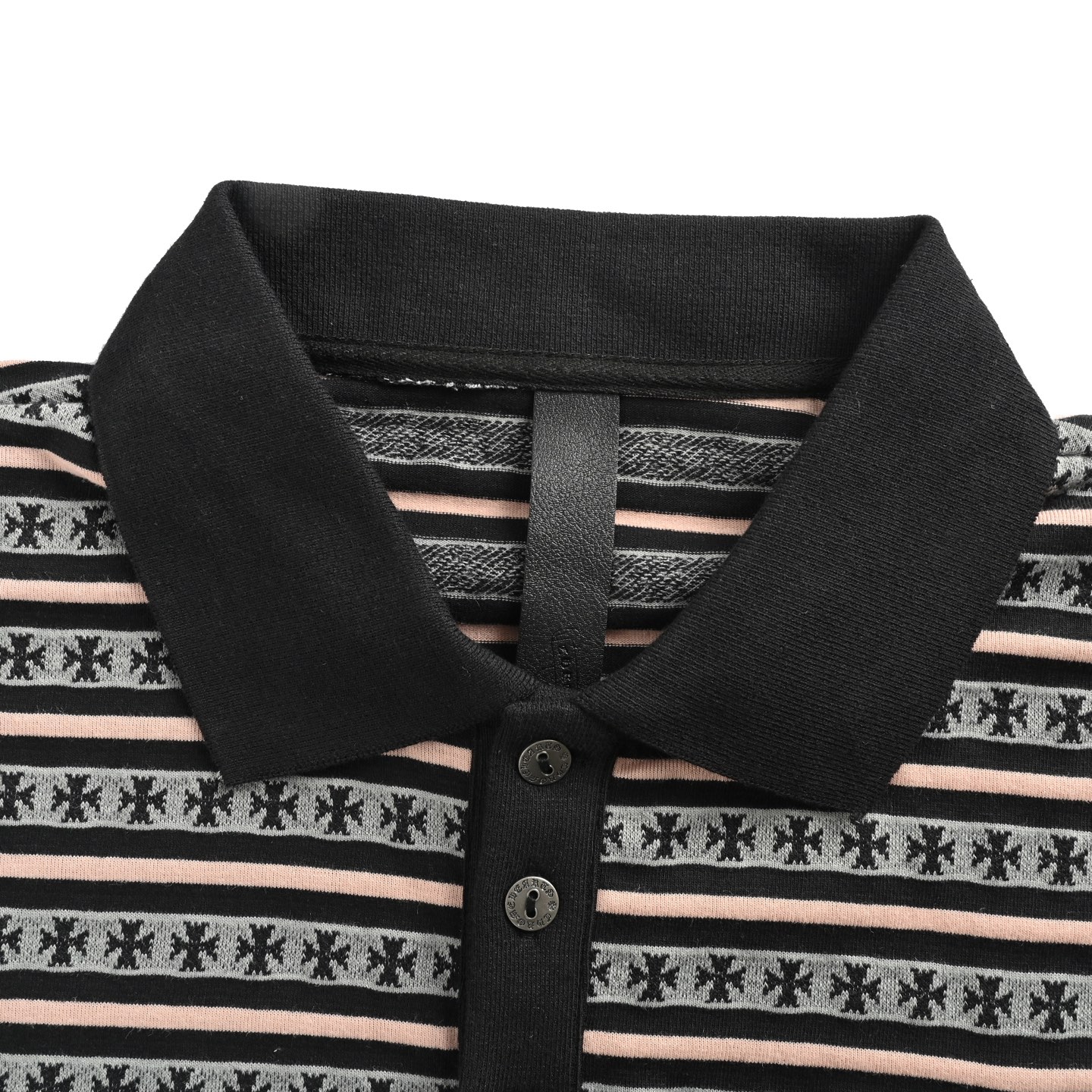 Chrome Hearts/克罗心 25Fw 条纹翻领长袖T恤-Chinese UA Cheap High Quatity Brand Clothes Bags handbags Sneakers wholesale wholesaler seller from China Factory suppliers Fashion Clothing Shoes best Quality Beautiful Price Chrome Hearts/克罗心 25Fw 条纹翻领长袖T恤