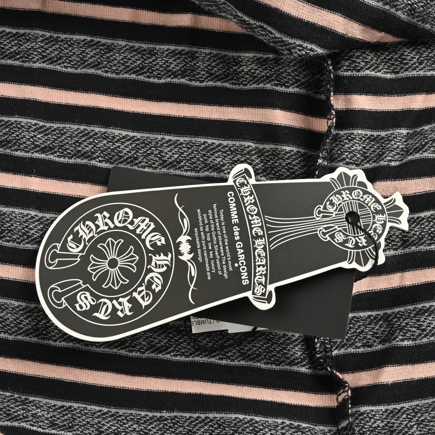 Chrome Hearts/克罗心 25Fw 条纹翻领长袖T恤-Chinese UA Cheap High Quatity Brand Clothes Bags handbags Sneakers wholesale wholesaler seller from China Factory suppliers Fashion Clothing Shoes best Quality Beautiful Price Chrome Hearts/克罗心 25Fw 条纹翻领长袖T恤