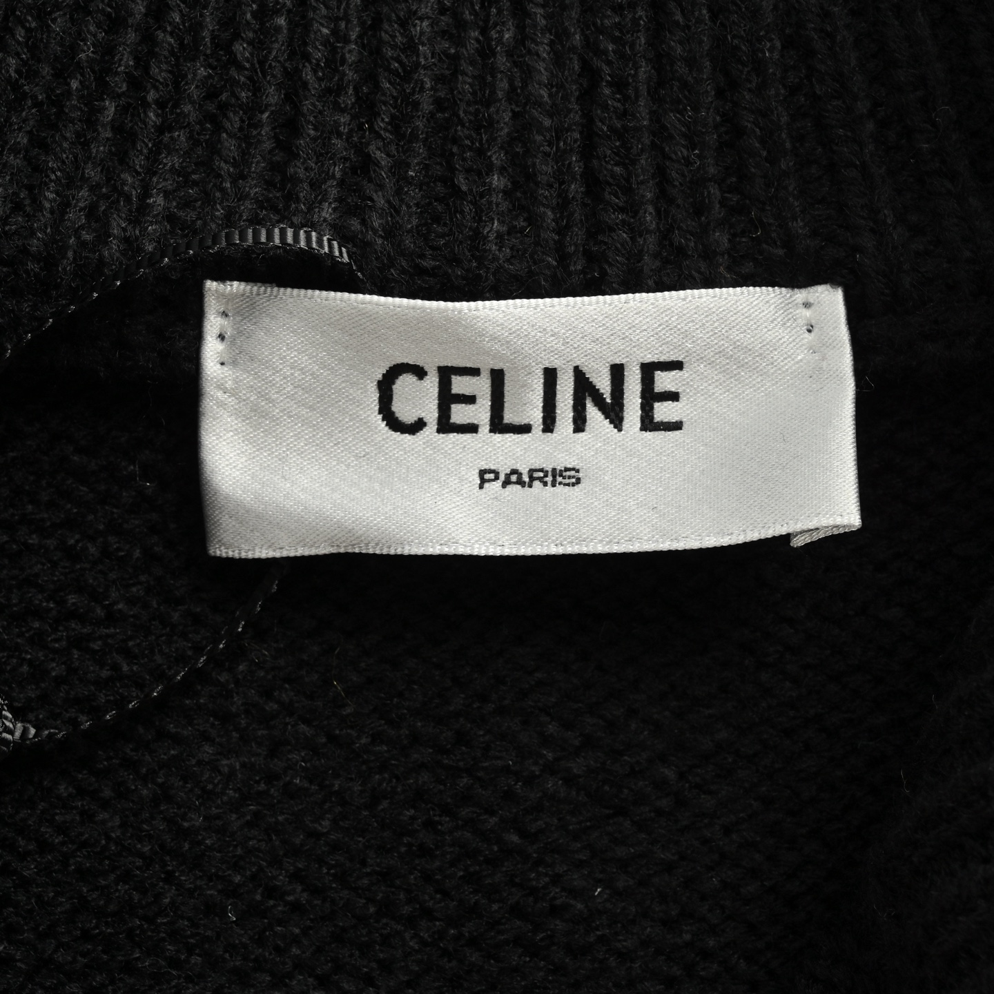 Celine/赛琳 凯旋门刺绣半拉链毛衣