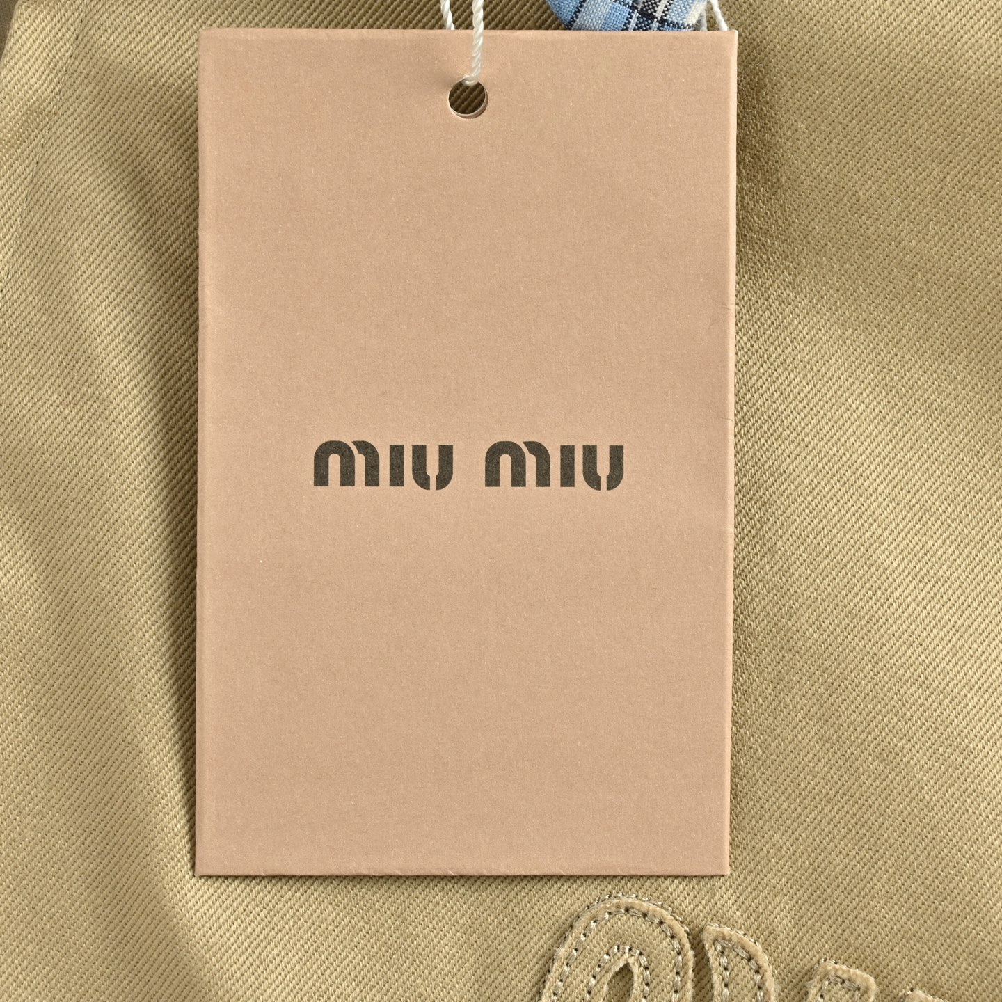 Miu Miu/缪缪 25Fw 贴布绣格纹假两件夹克外套-Chinese UA Cheap High Quatity Brand Clothes Bags handbags Sneakers wholesale wholesaler seller from China Factory suppliers Fashion Clothing Shoes best Quality Beautiful Price Miu Miu/缪缪 25Fw 贴布绣格纹假两件夹克外套