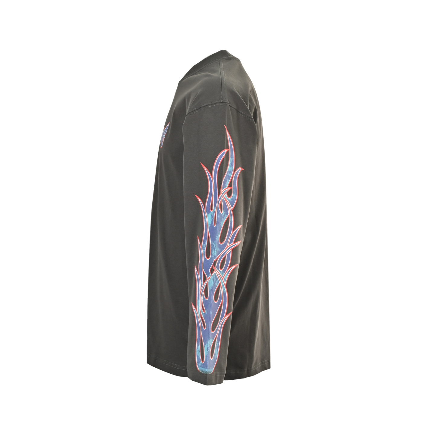 210 We11 Done 25ss 火焰字母logo长袖T恤黑灰色 白色-Chinese UA Cheap High Quatity Brand Clothes Bags handbags Sneakers wholesale wholesaler seller from China Factory suppliers Fashion Clothing Shoes best Quality Beautiful Price 210 We11 Done 25ss 火焰字母logo长袖T恤黑灰色 白色