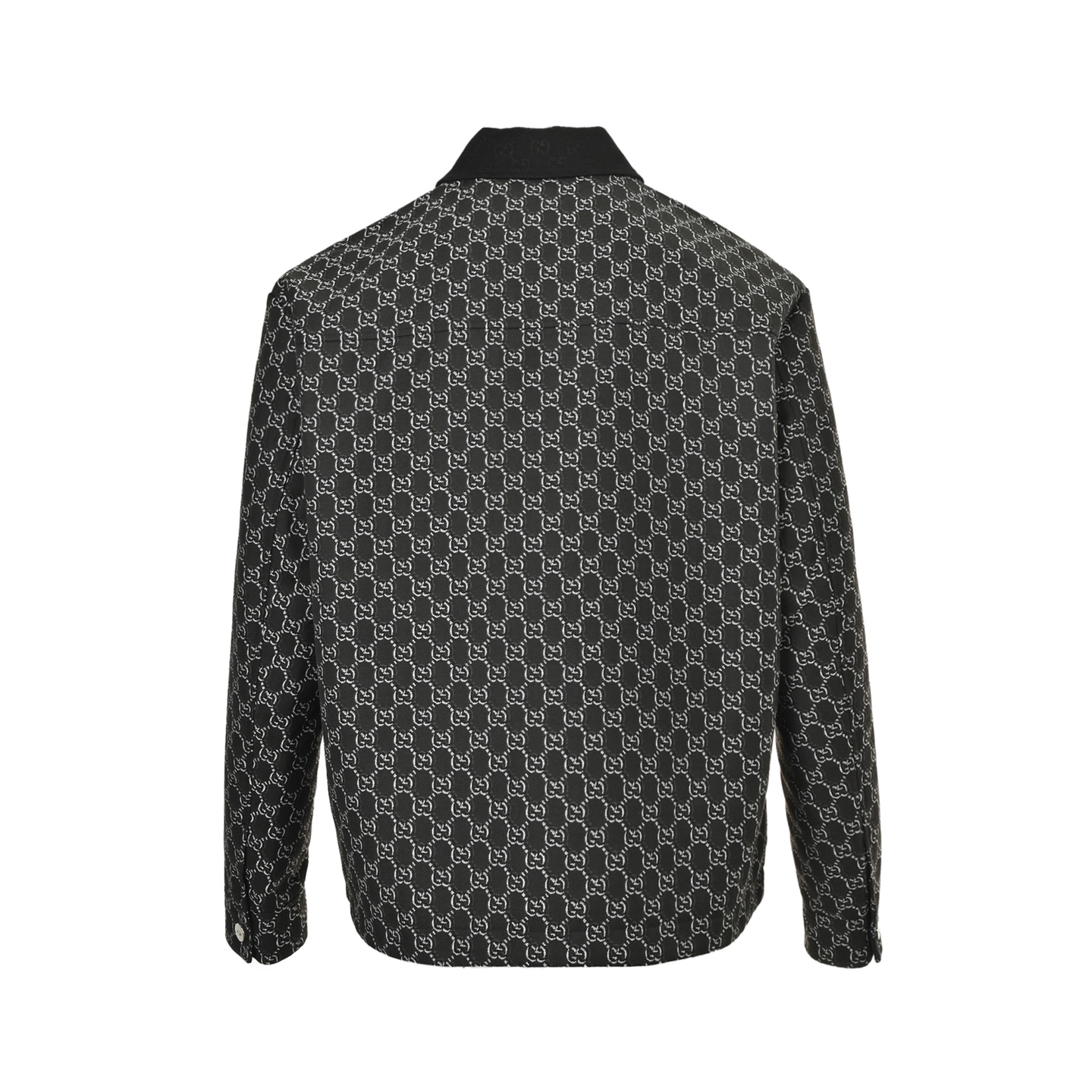 Gucci/古驰 双G满印帆布口袋翻领外套-Chinese UA Cheap High Quatity Brand Clothes Bags handbags Sneakers wholesale wholesaler seller from China Factory suppliers Fashion Clothing Shoes best Quality Beautiful Price Gucci/古驰 双G满印帆布口袋翻领外套