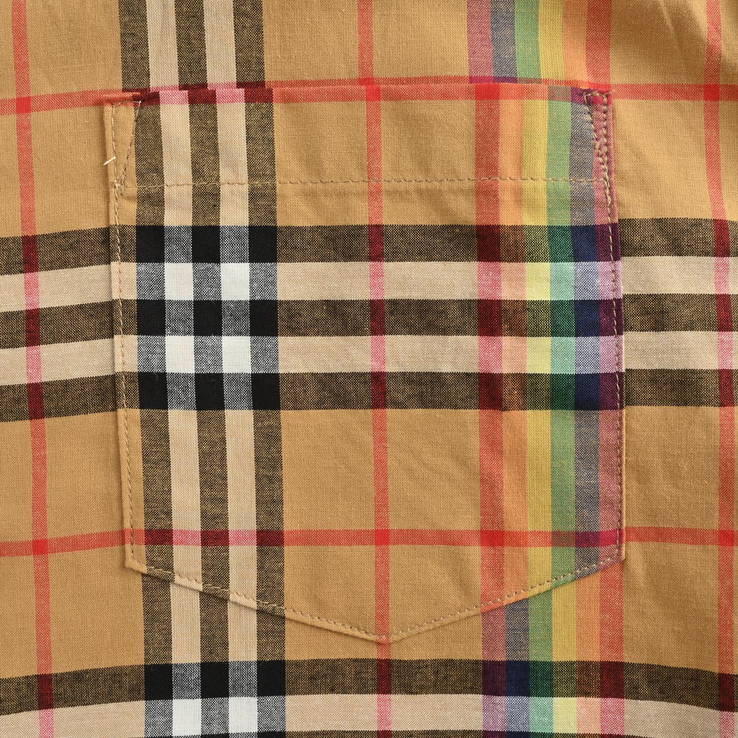 Burberry/巴宝莉 经典彩虹格纹衬衫