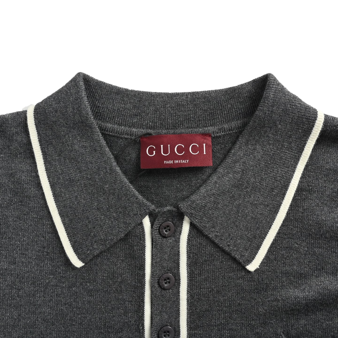 Gucci/古驰 25Fw 撞色边饰口袋字母翻领针织Polo毛衣-Chinese UA Cheap High Quatity Brand Clothes Bags handbags Sneakers wholesale wholesaler seller from China Factory suppliers Fashion Clothing Shoes best Quality Beautiful Price Gucci/古驰 25Fw 撞色边饰口袋字母翻领针织Polo毛衣