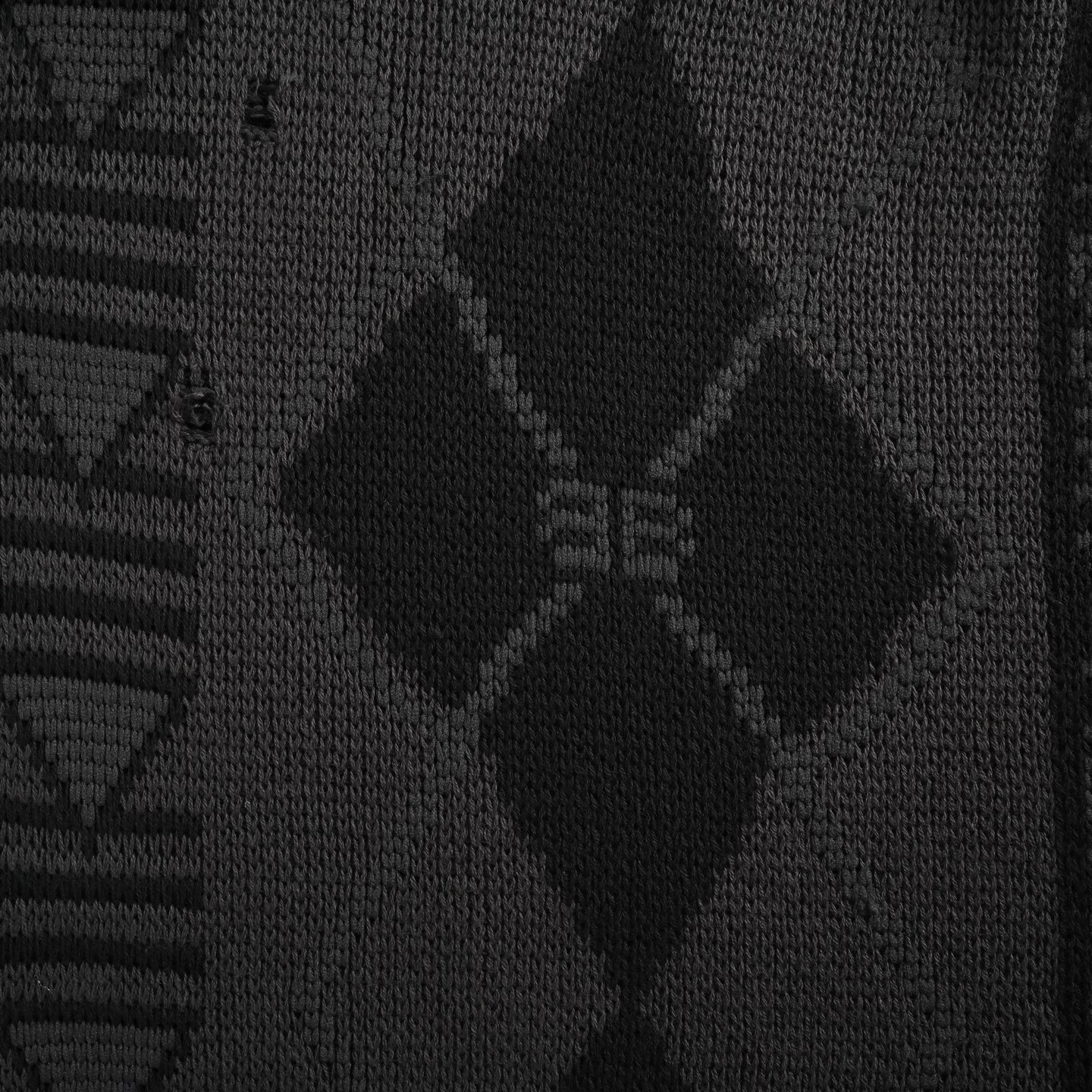 Balenciaga/巴黎世家 25Fw 几何图案圆领毛衣黑色