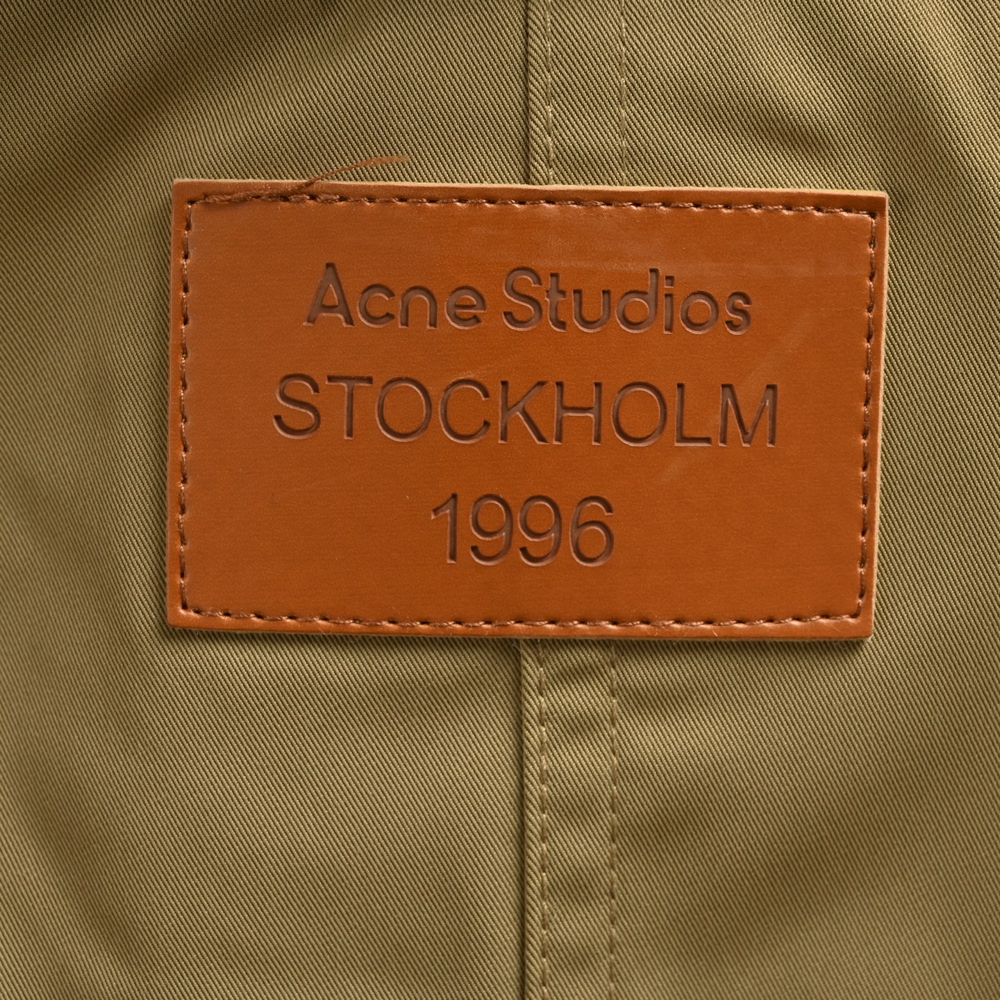 Acne Studios 巴恩风拼皮领夹克外套