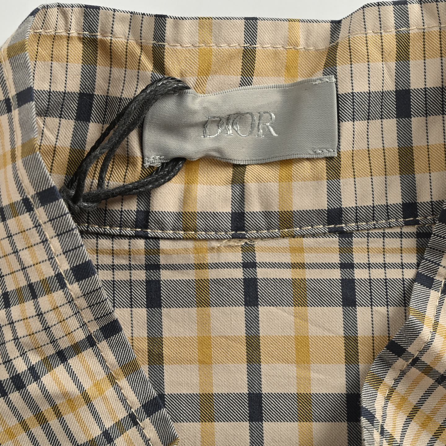 Dior/迪奥CD 菱格条纹混纺衬衫外套