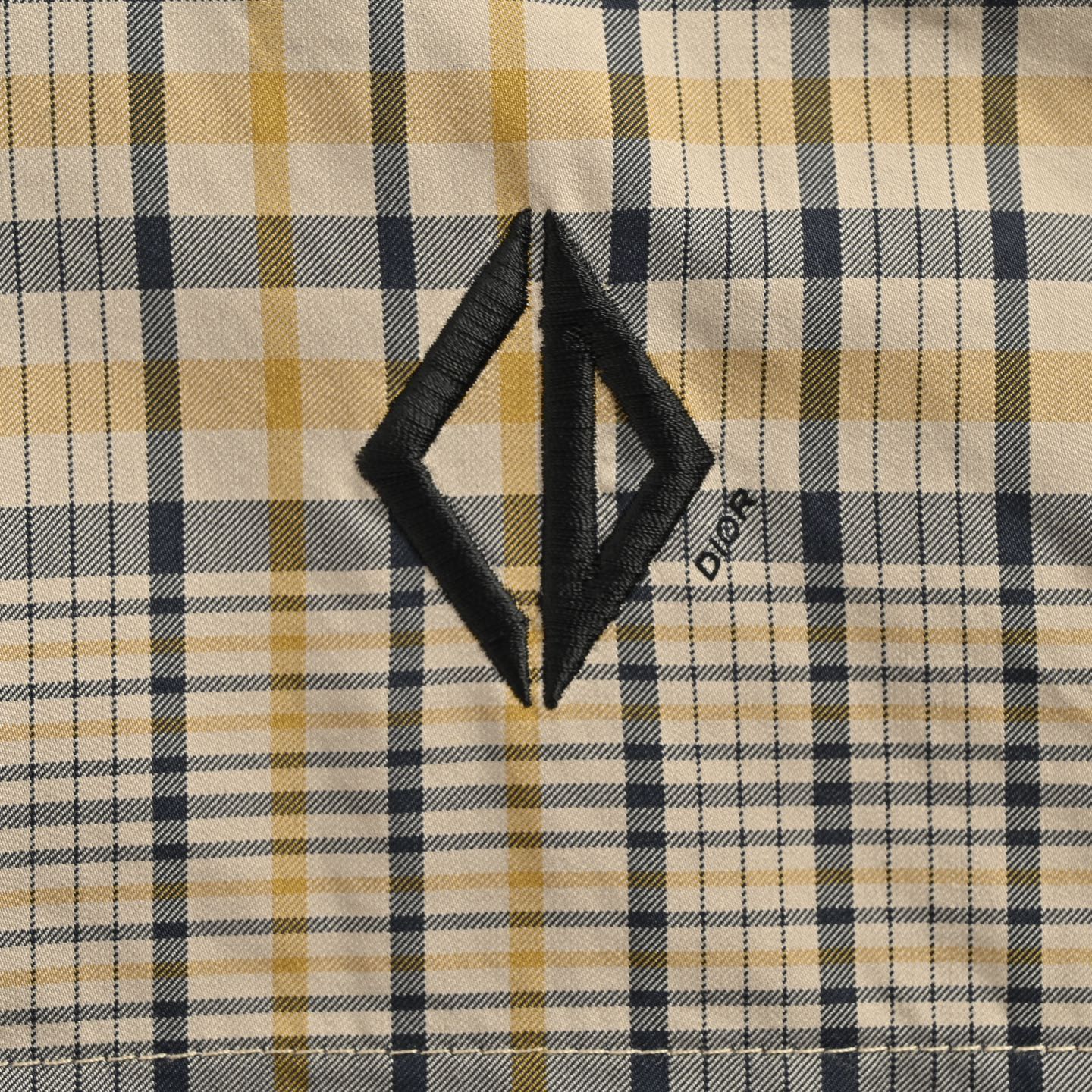 Dior/迪奥CD 菱格条纹混纺衬衫外套