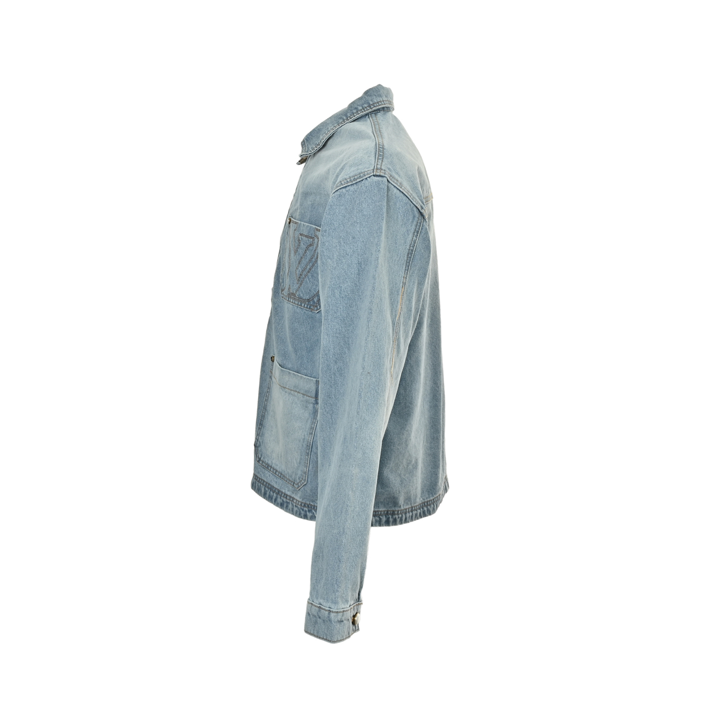 Louis Vuitton/路易威登 25Fw 刺绣口袋牛仔蓝牛仔外套-Chinese UA Cheap High Quatity Brand Clothes Bags handbags Sneakers wholesale wholesaler seller from China Factory suppliers Fashion Clothing Shoes best Quality Beautiful Price Louis Vuitton/路易威登 25Fw 刺绣口袋牛仔蓝牛仔外套