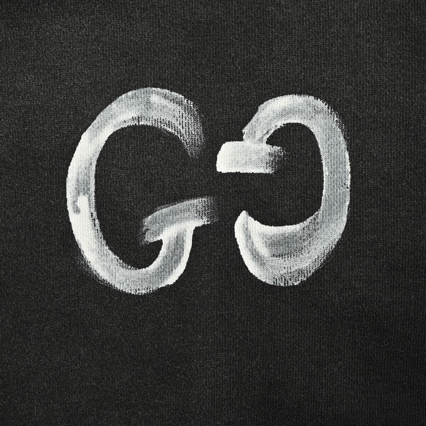 Gucci/古驰 水洗手绘字母圆领卫衣