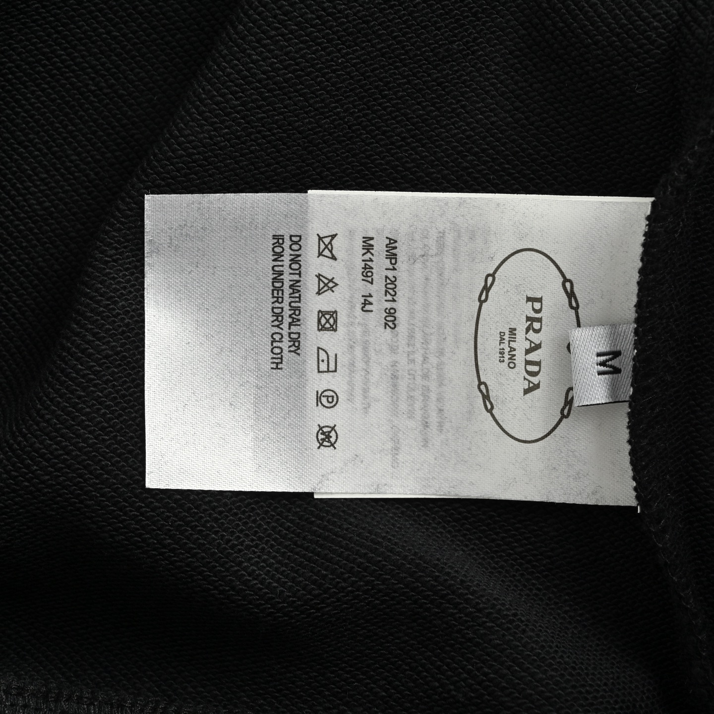 Prada/普拉达 25Fw 毛巾绣logo翻领卫衣 Prada/普拉达 25Fw 毛巾绣logo翻领卫衣