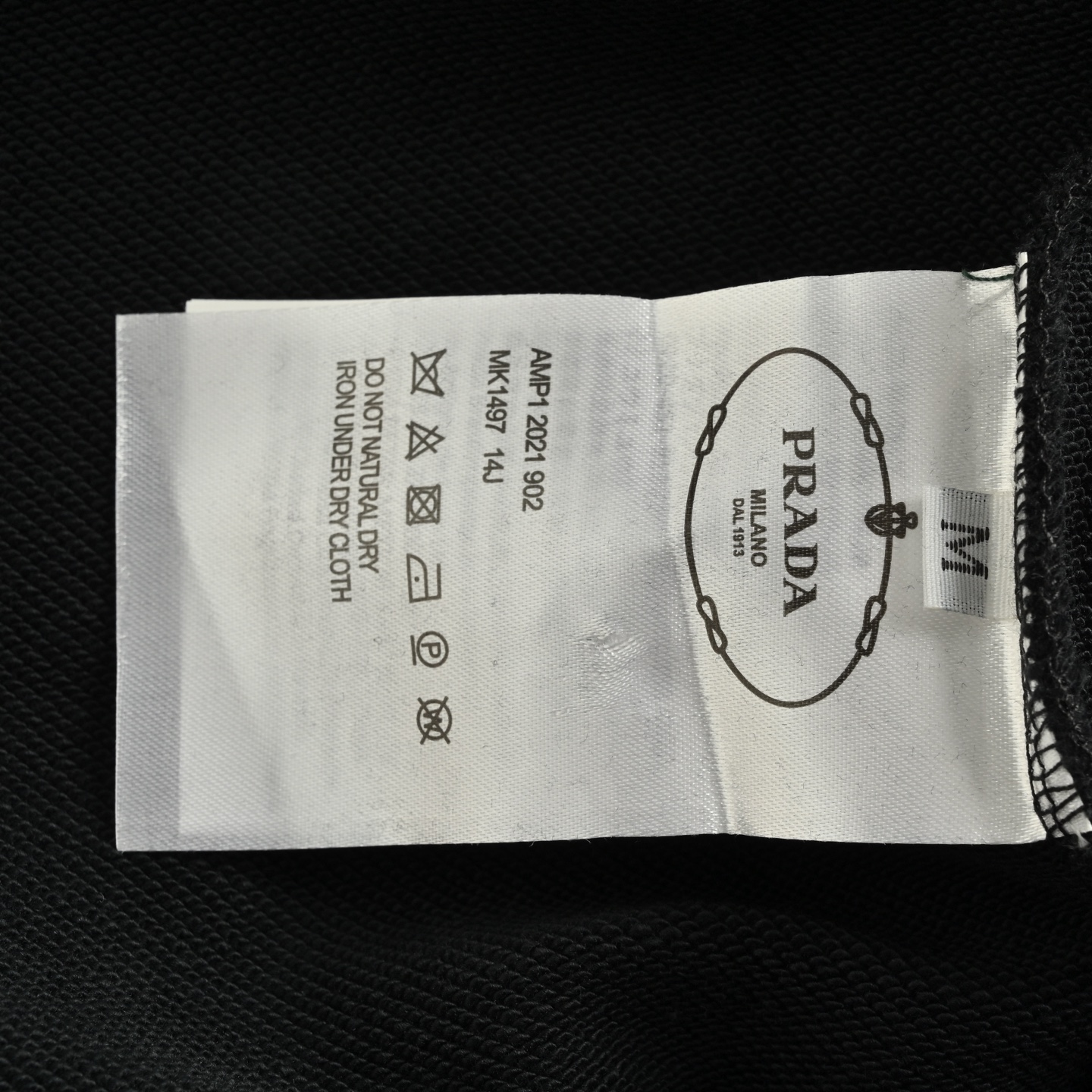 Prada/普拉达 口袋三角标尼龙拼接圆领卫衣