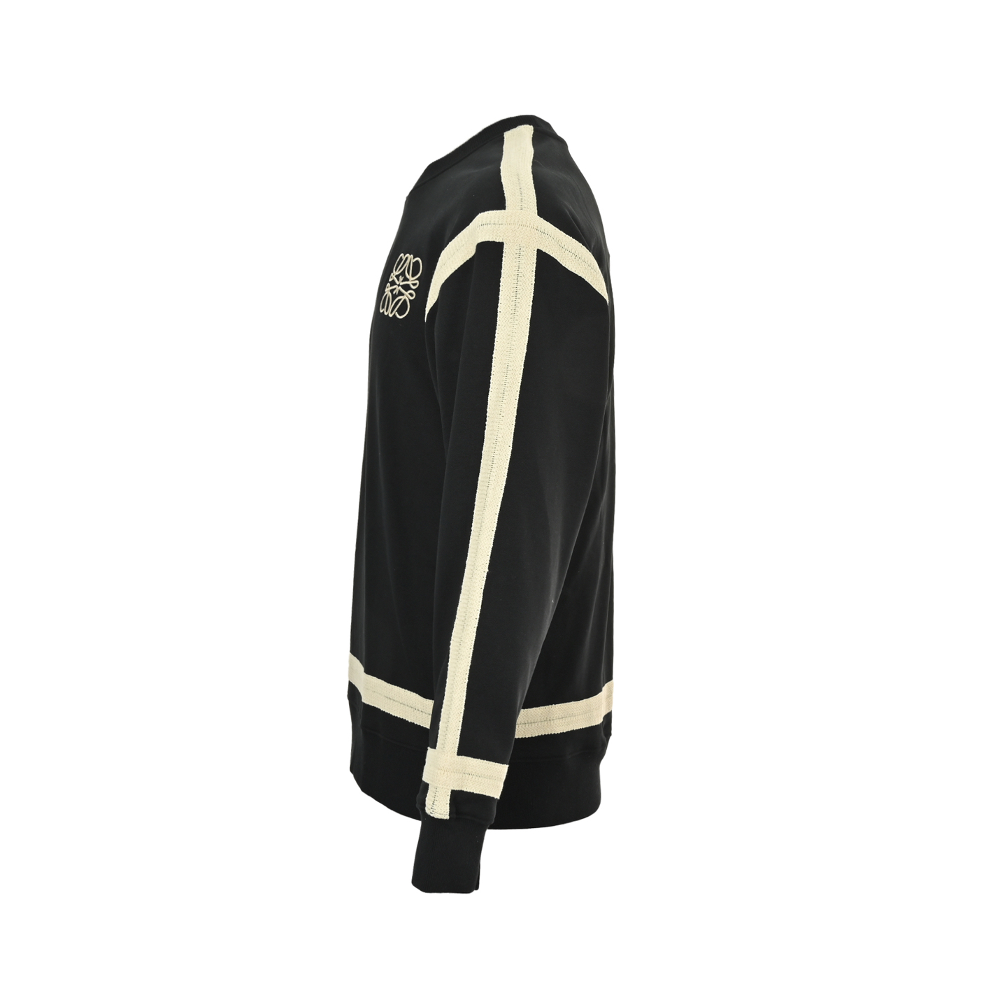 Loewe/罗意威 刺绣徽标编花织带圆领卫衣-Chinese UA Cheap High Quatity Brand Clothes Bags handbags Sneakers wholesale wholesaler seller from China Factory suppliers Fashion Clothing Shoes best Quality Beautiful Price Loewe/罗意威 刺绣徽标编花织带圆领卫衣