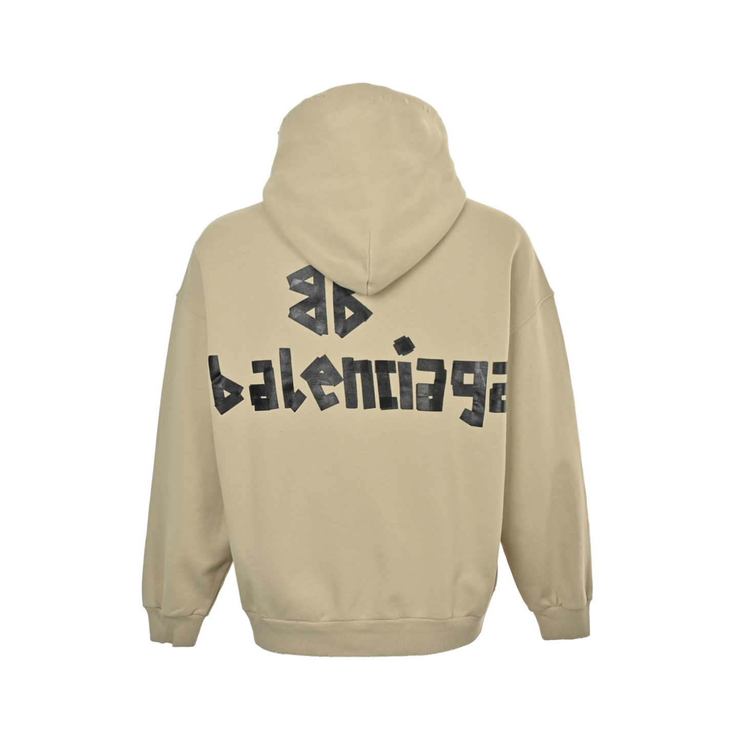 Balenciaga/巴黎世家 25Fw 美纹纸胶带连帽卫衣 巴黎世家/做破美纹纸字母连帽卫衣宽松版型 男女同款 米黄色-Chinese UA Cheap High Quatity Brand Clothes Bags handbags Sneakers wholesale wholesaler seller from China Factory suppliers Fashion Clothing Shoes best Quality Beautiful Price Balenciaga/巴黎世家 25Fw 美纹纸胶带连帽卫衣 巴黎世家/做破美纹纸字母连帽卫衣宽松版型 男女同款 米黄色