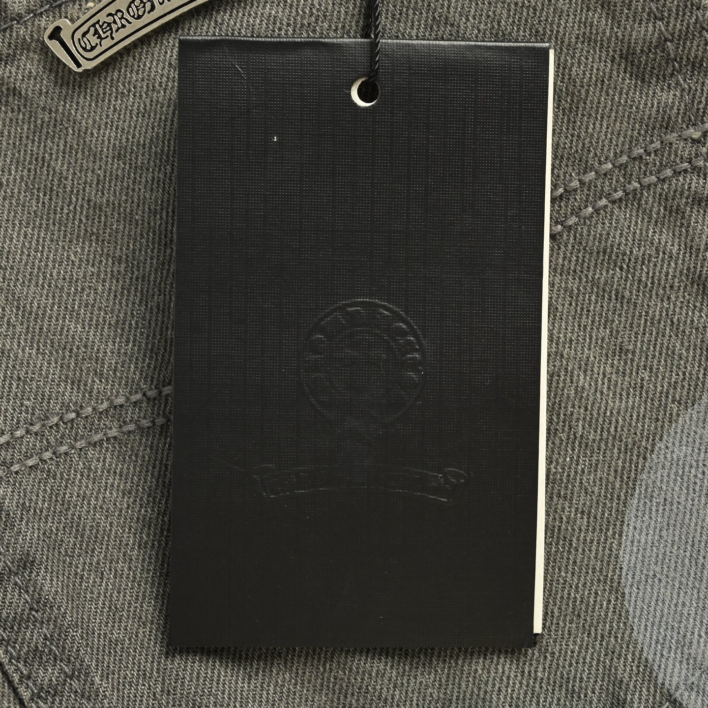 Chrome Hearts/克罗心 25Fw 紫牛喷绘涂鸦拼皮牛仔裤