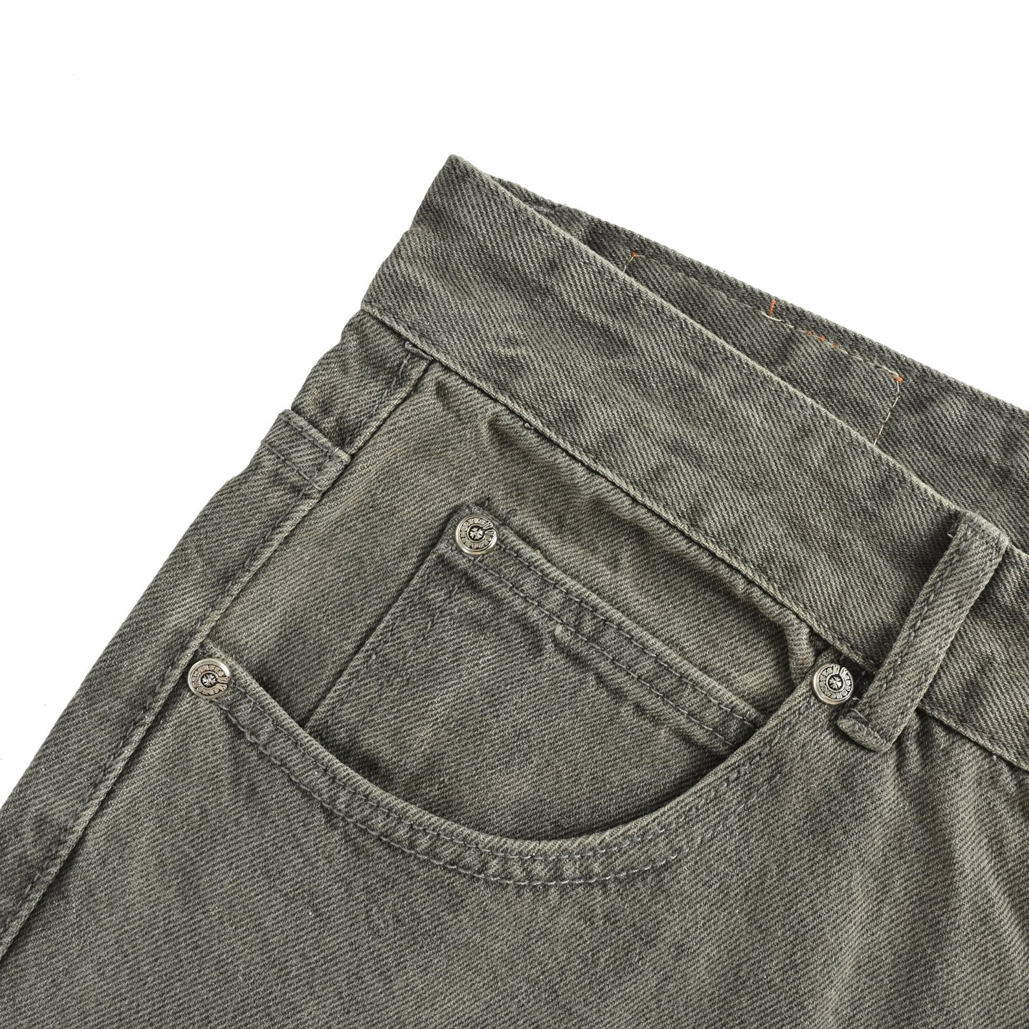 Chrome Hearts/克罗心 25Fw 紫牛喷绘涂鸦拼皮牛仔裤